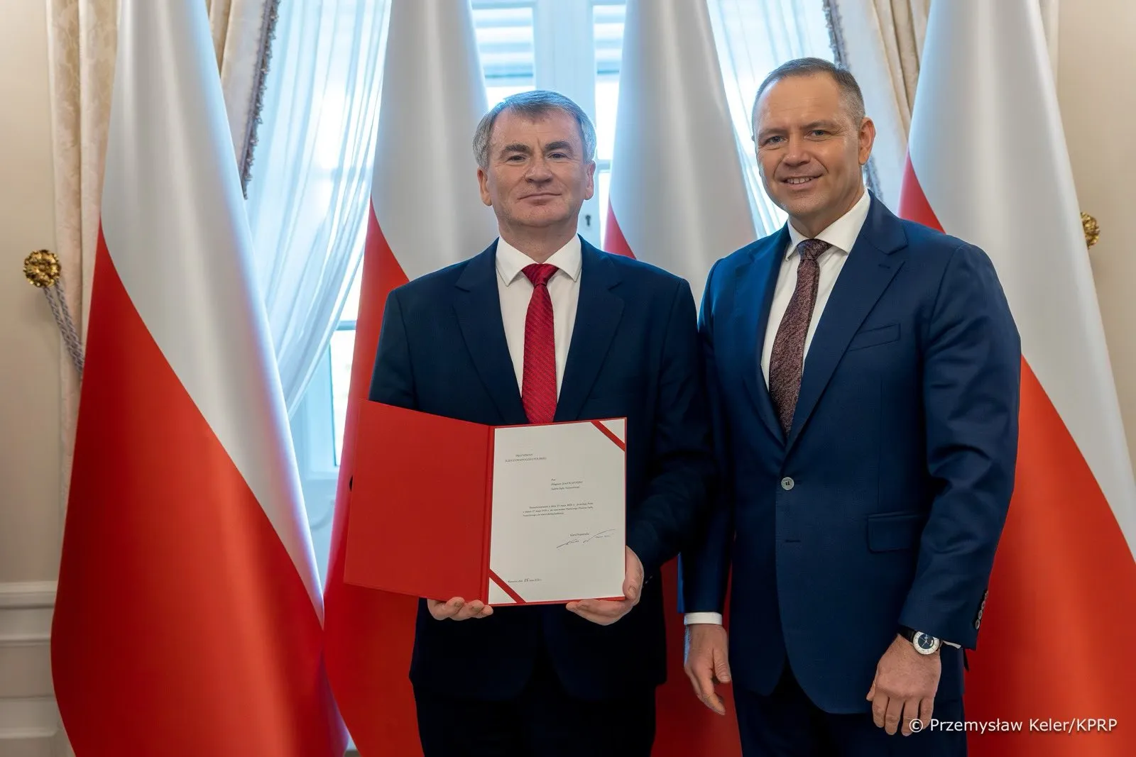 Prezydent Karol Nawrocki powołał sędziego Zbigniewa Kapińskiego na nowego I prezesa Sądu Najwyższego. Fot. X/KPRP
