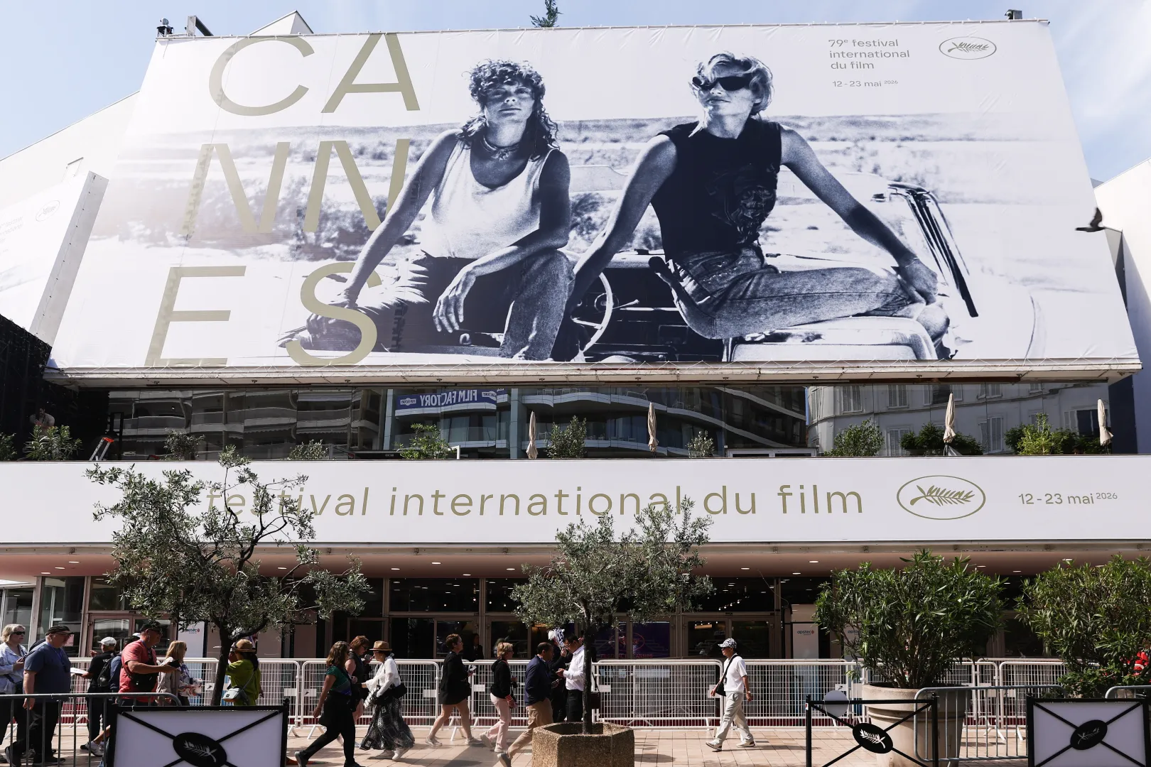 Plakat 79. festiwalu w Cannes. Fot. EPA/TERESA SUAREZ
