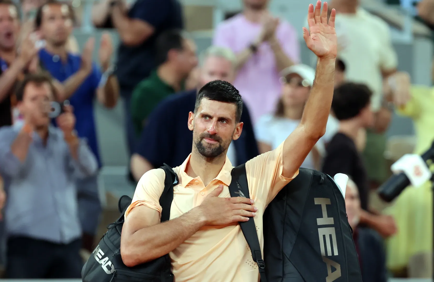 Novak Djoković Fot. PAP/EPA/CHRISTOPHE PETIT TESSON
