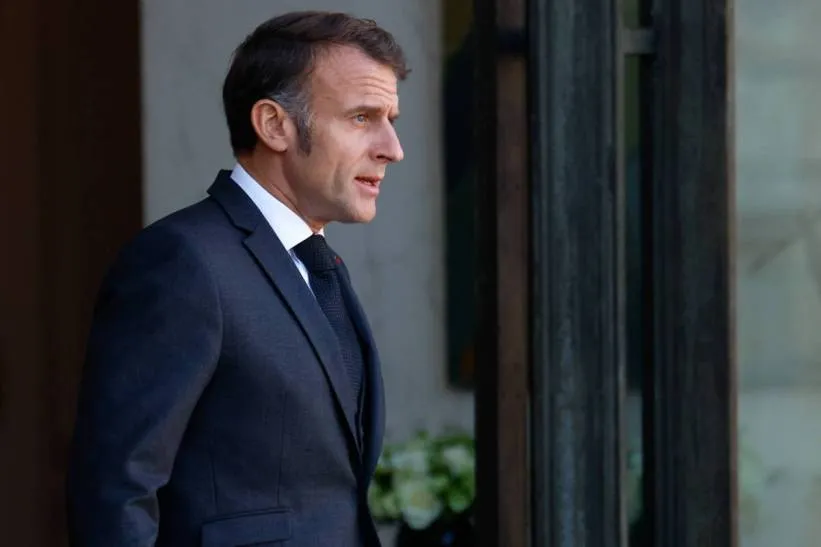 Prezydent Francji Emmanuel Macron. Fot. PAP/EPA/MOHAMMED BADRA