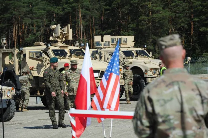 Amerykańscy żołnierze w Polsce, fot. PAP/Marcin Bielecki