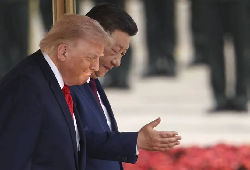 Donald Trump i Xi Jinping, fot. PAP/EPA/REUTERS/Maxim Shemetov / POOL
