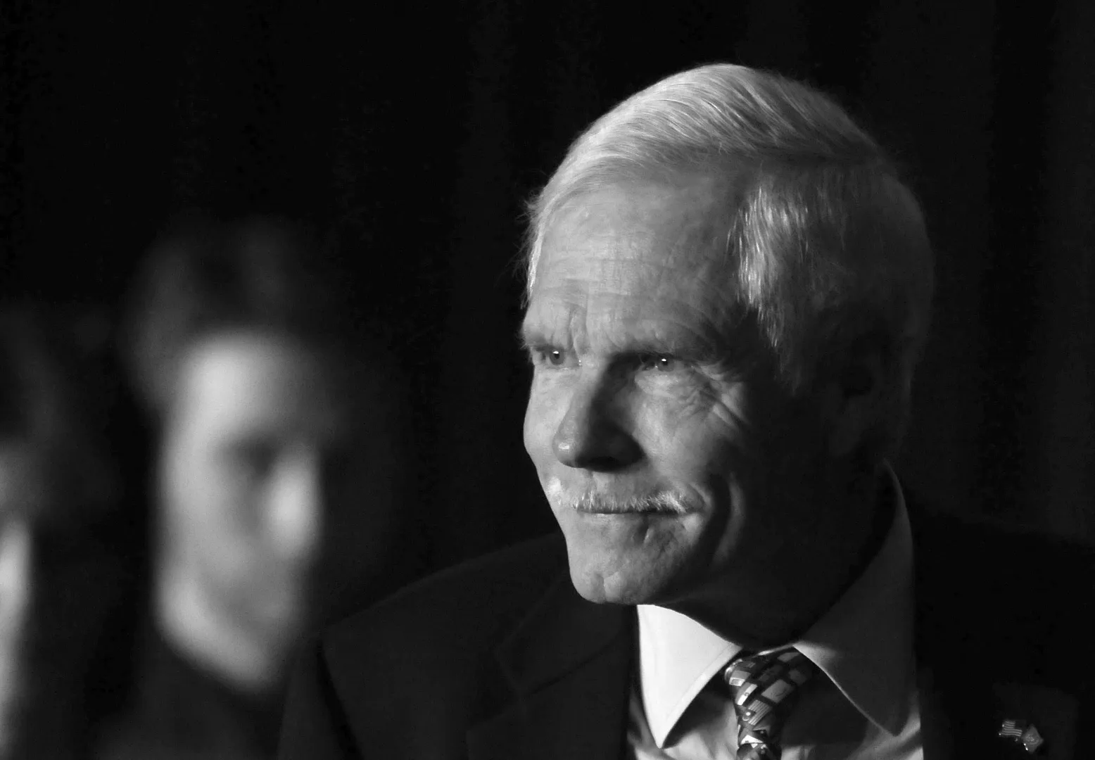 Założyciel stacji CNN i magnat medialny Ted Turner. Fot. PAP/EPA/Alejandro Bolivar