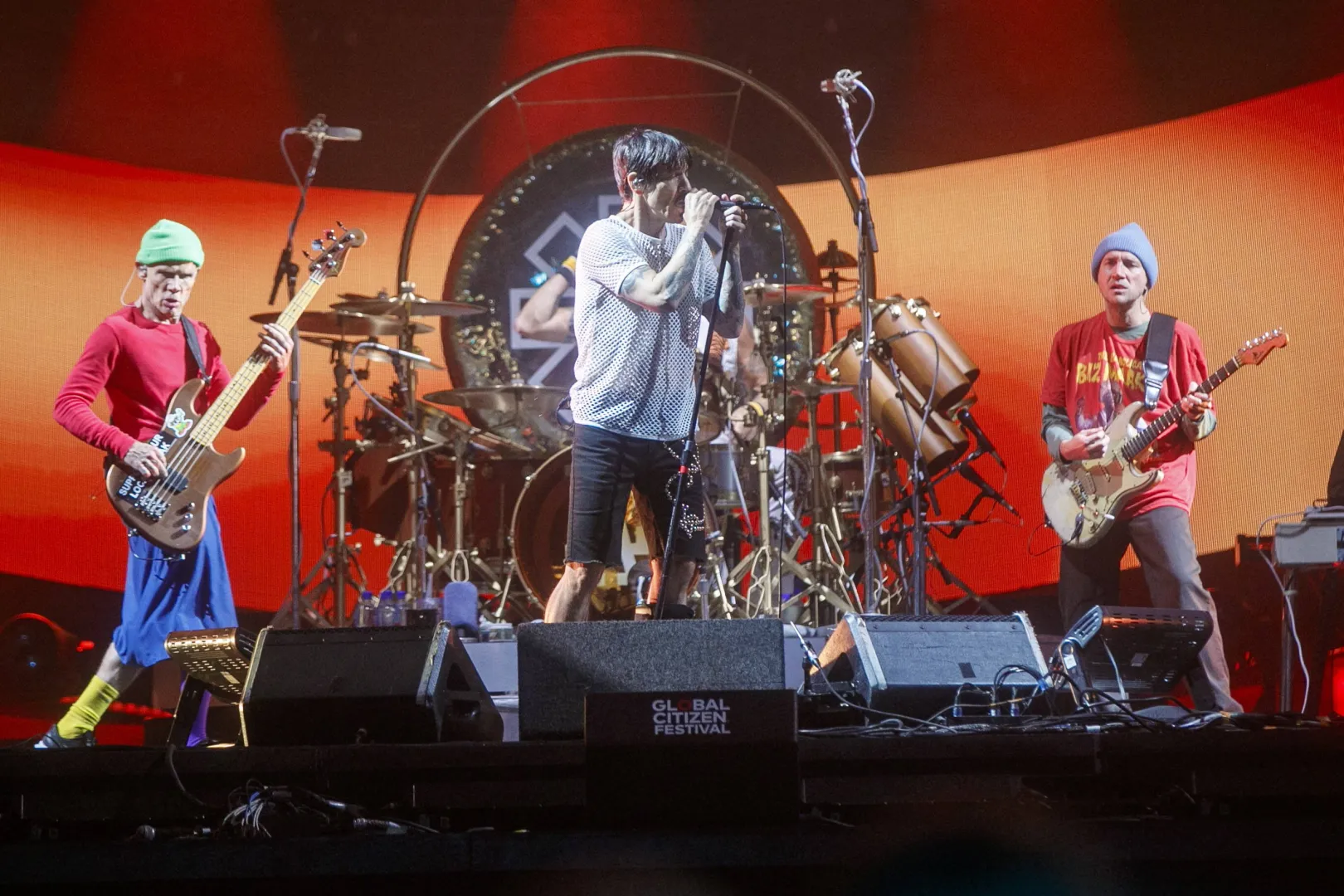 Red Hot Chili Peppers. Fot. PAP/EPA/SARAH YENESEL