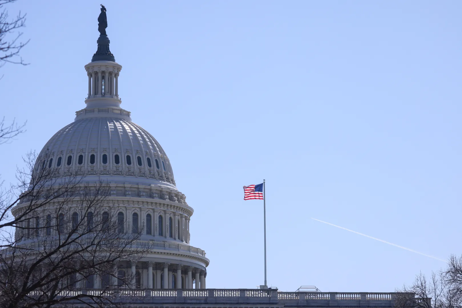 Капитолий. Резиденция Конгресса США в Вашингтоне. Fot. PAP/Leszek Szymański