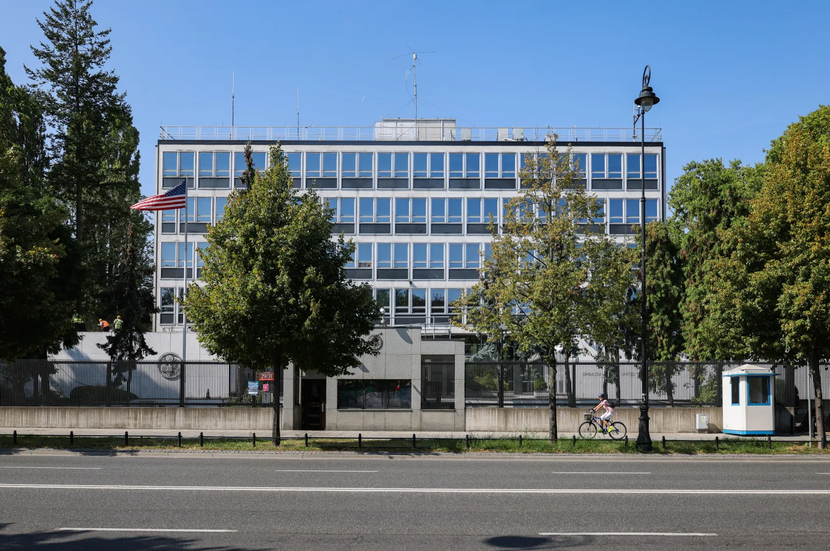 Посольство США в Варшаве. Fot. PAP/Albert Zawada