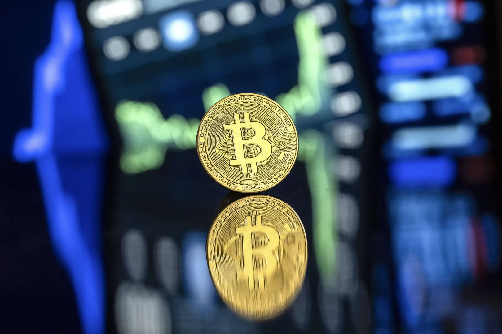 Bitcoin. Fot. PAP/EPA/PABLO GIANINAZZI