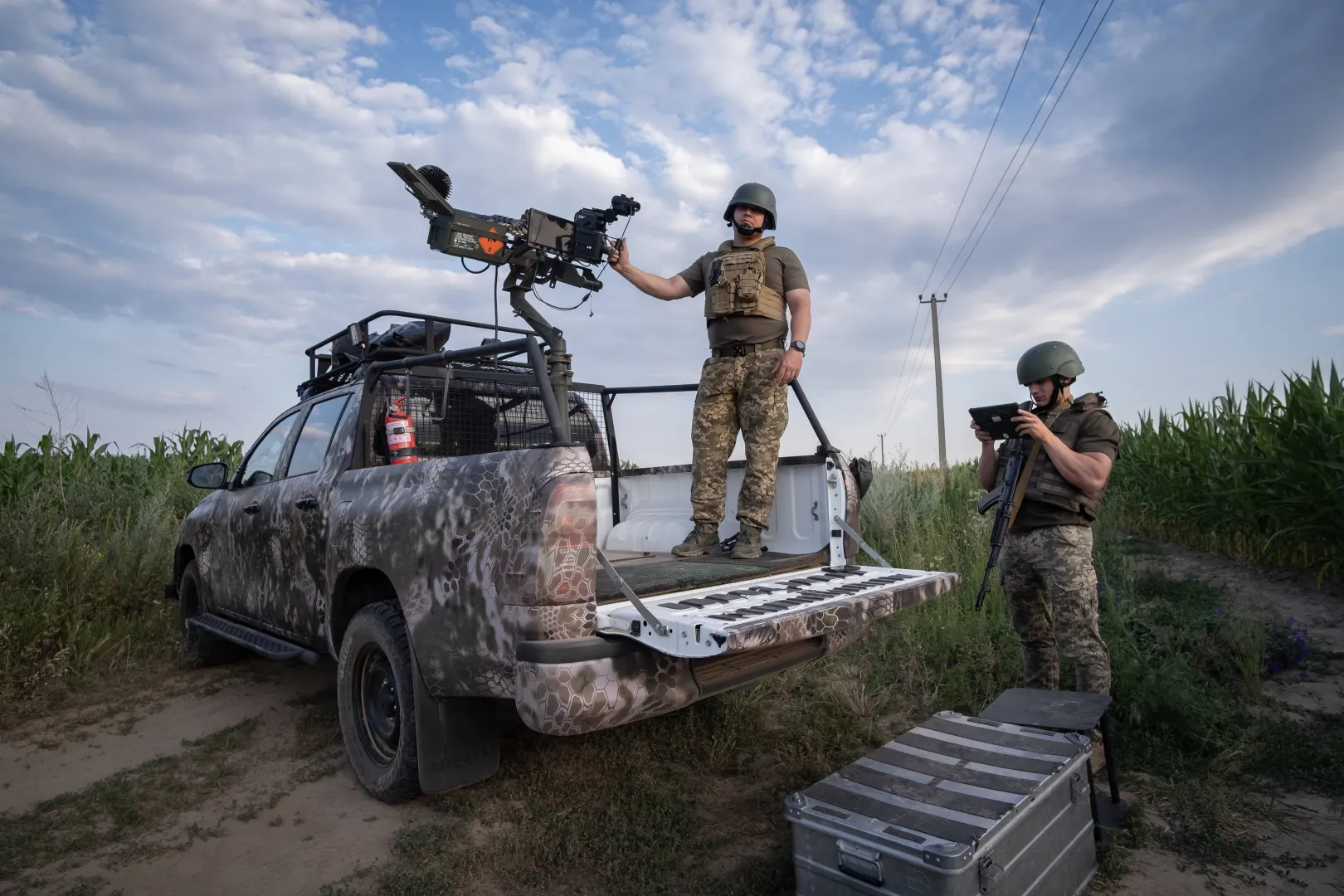 украинские ПВО Fot. PAP/EPA/MARIA SENOVILLA