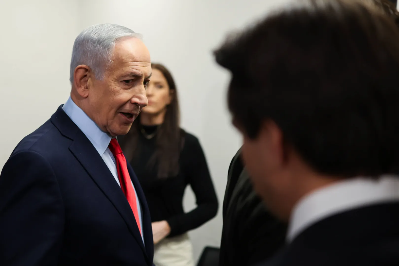 Premier Izraela Benjamin Netanjahu. Fot. PAP/EPA/RONEN ZVULUN / POOL