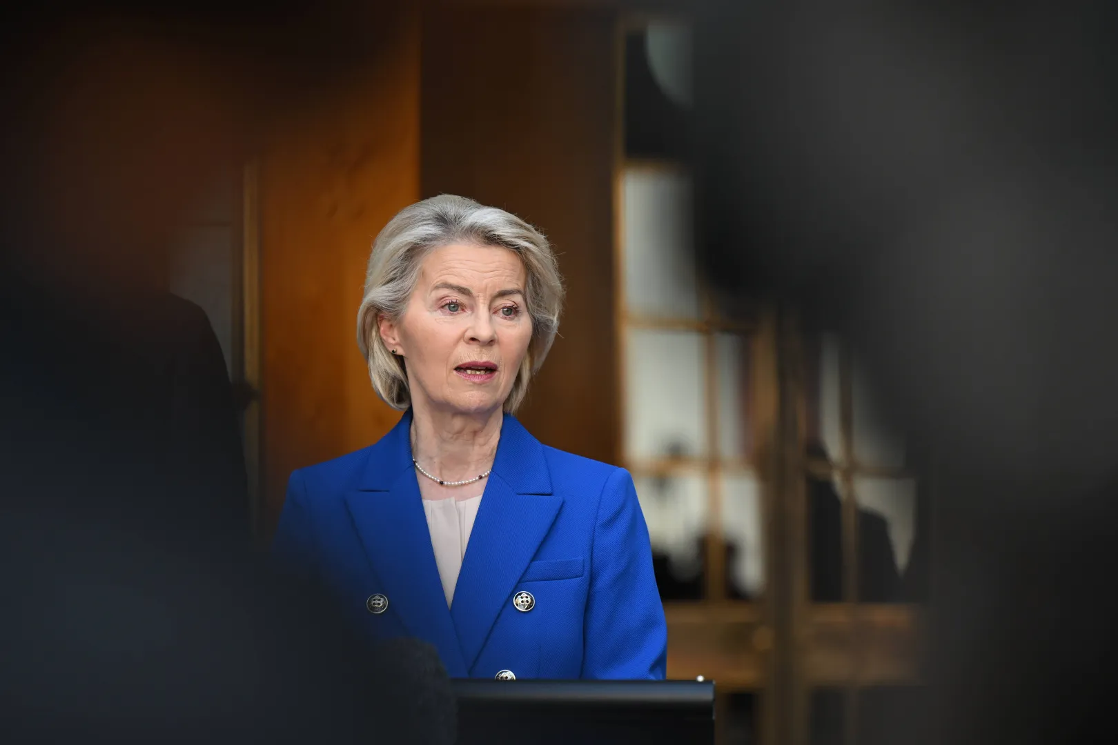 Szefowa KE Ursula von der Leyen. Fot. PAP/EPA/LUKAS COCH