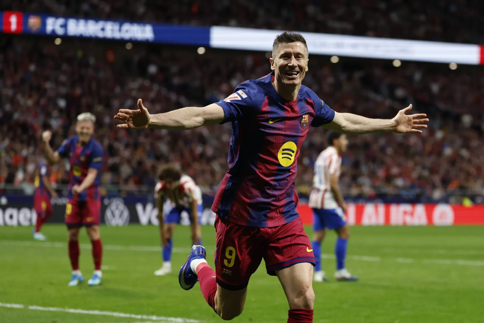 Robert Lewandowski Fot. PAP/EPA/Mariscal