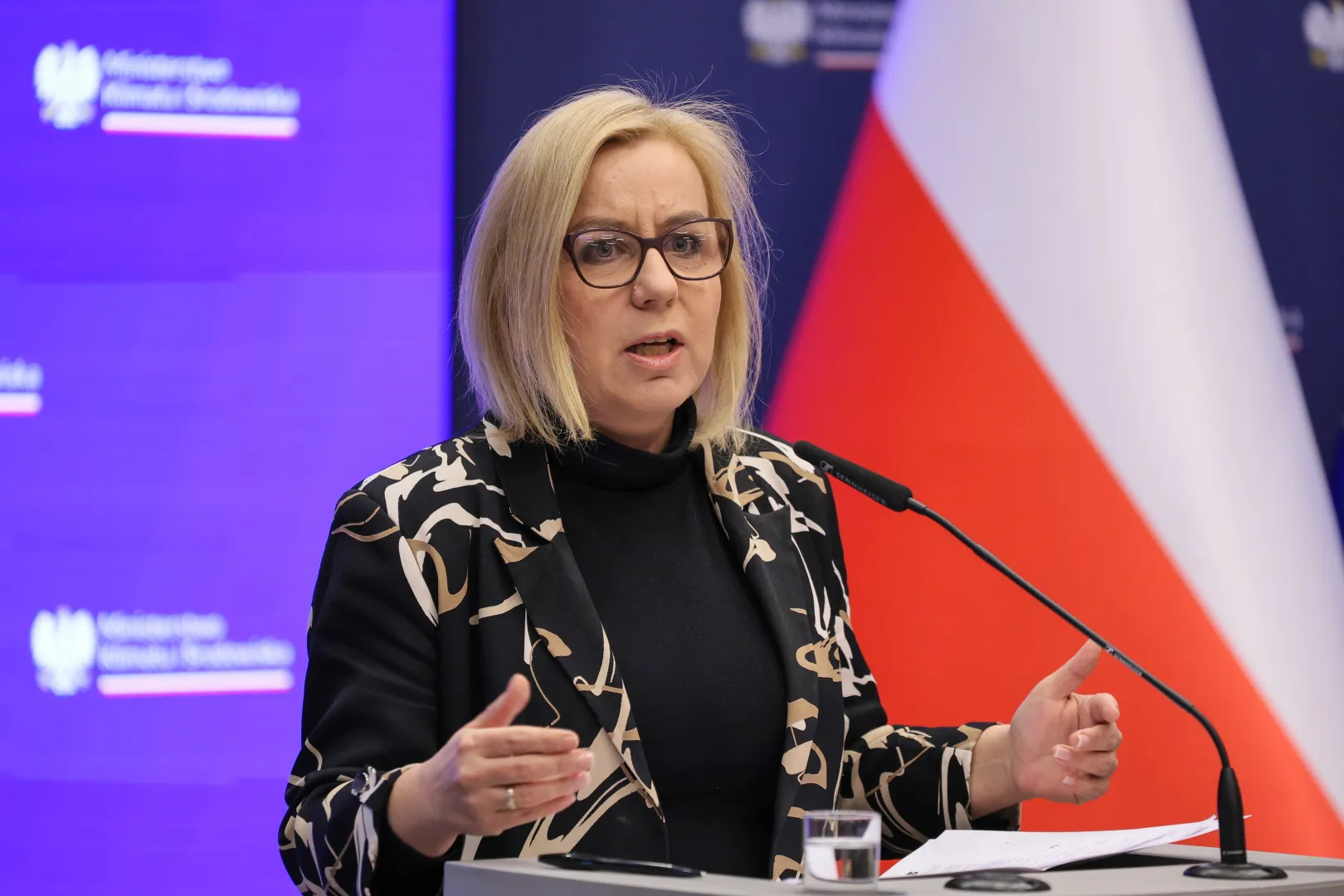 Minister klimatu i środowiska Paulina Hennig-Kloska. Fot. PAP/Paweł Supernak