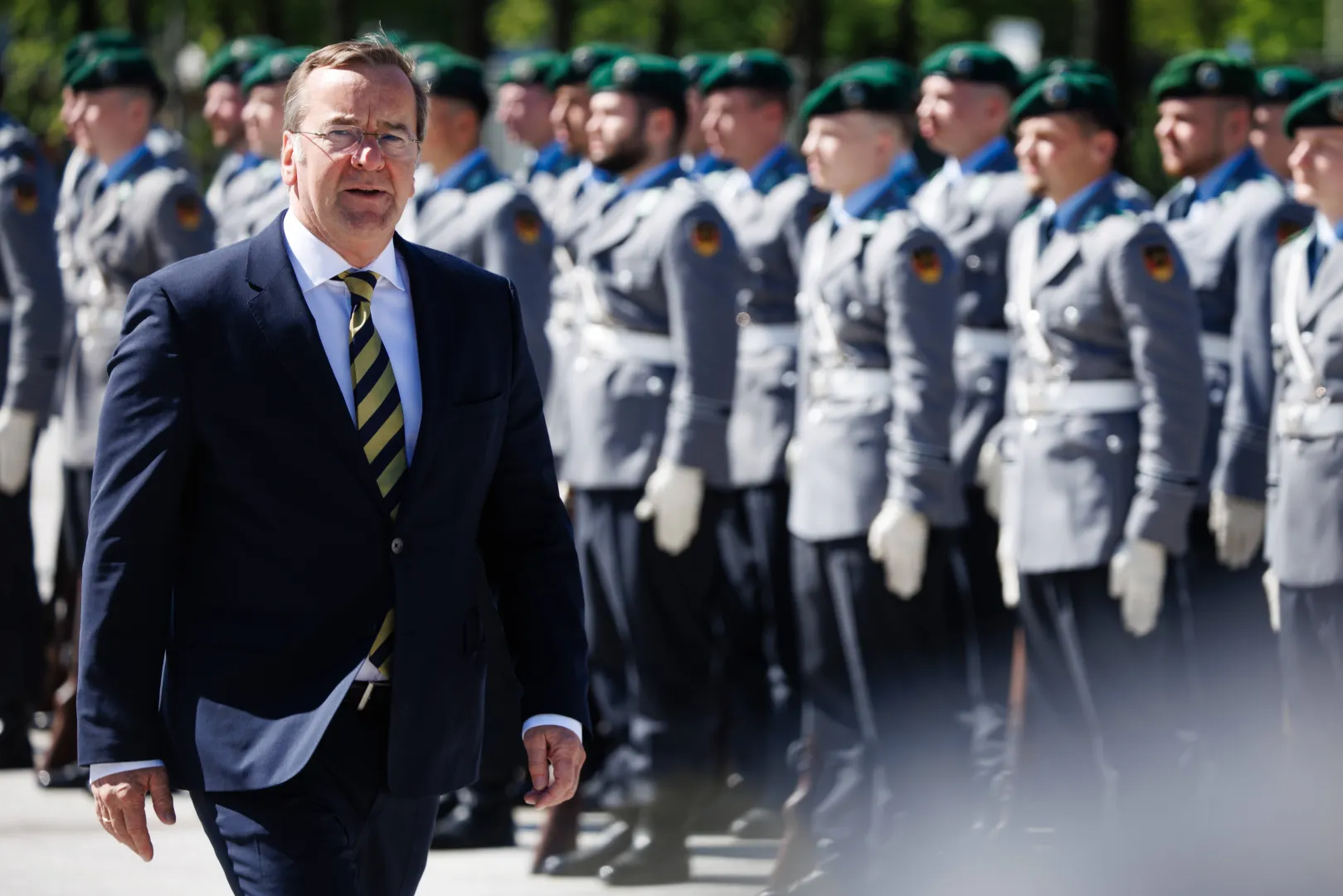 Борис Писториус. Fot. PAP/EPA/CLEMENS BILAN