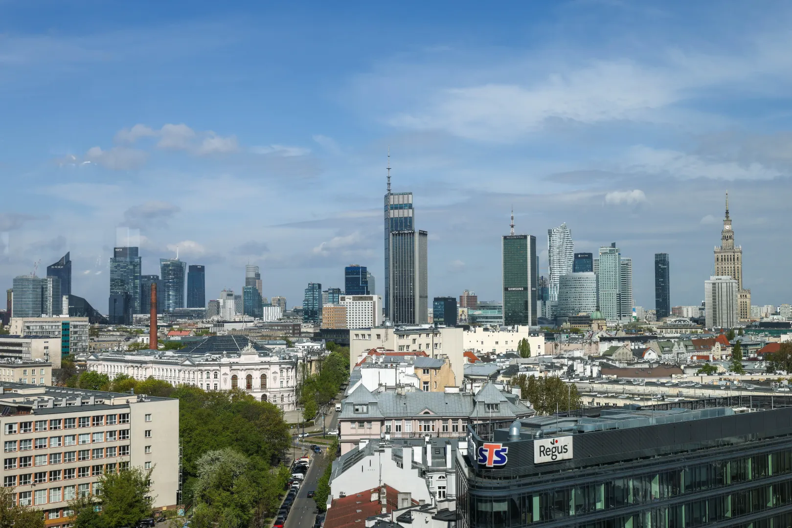 Panorama Warszawy Fot. PAP/Albert Zawada
