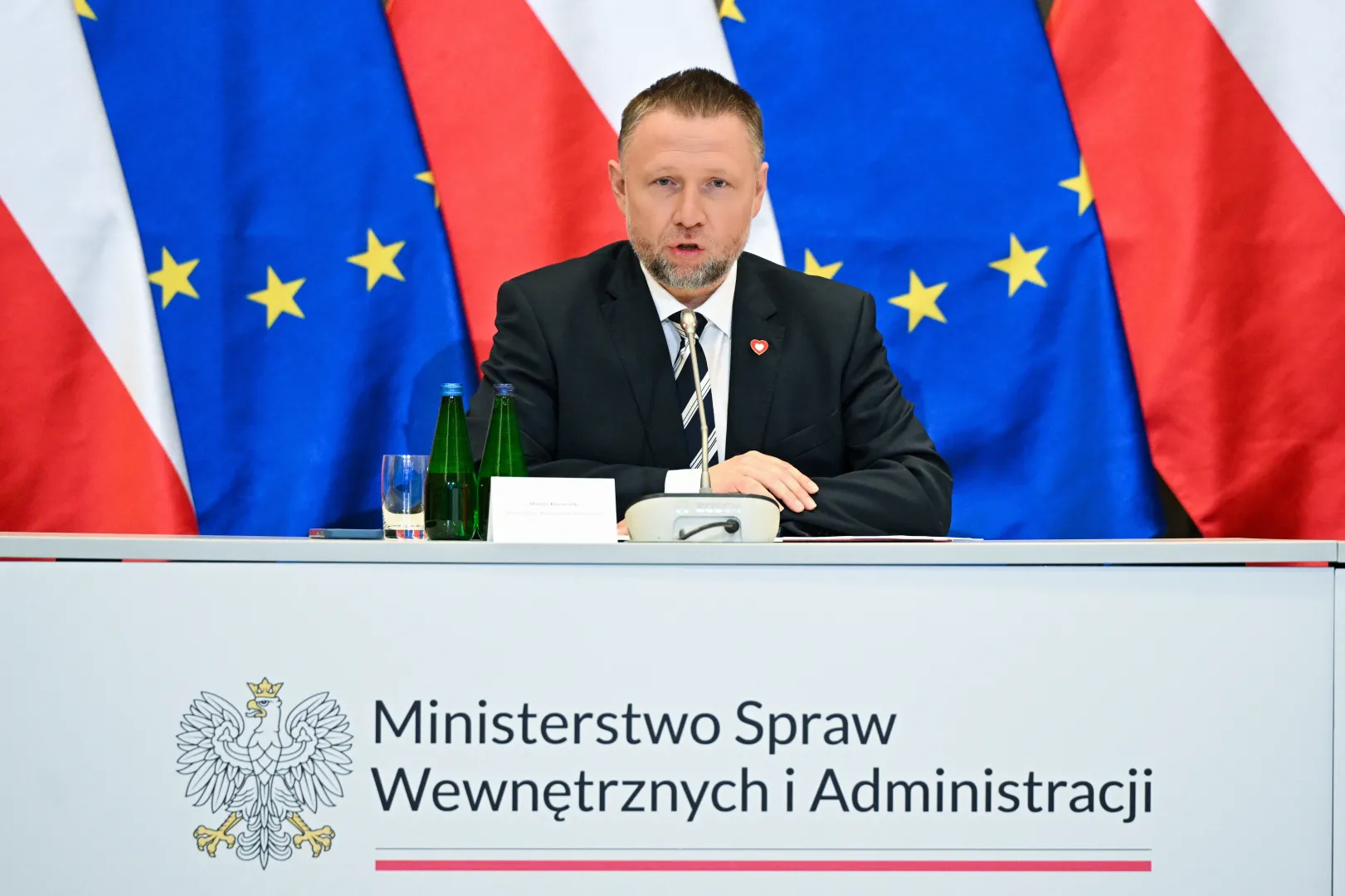 Szef MSWiA Marcin Kierwiński. Fot. PAP/	Radek Pietruszka