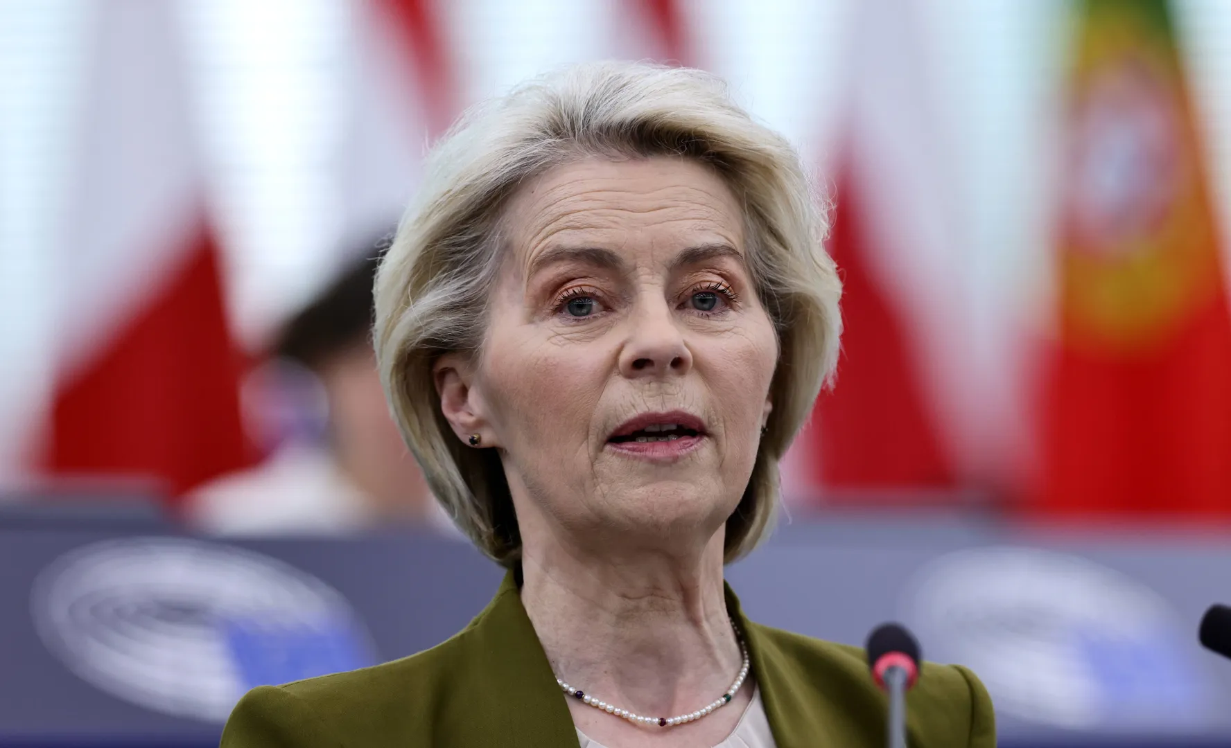 Ursula von der Leyen. Fot. PAP/EPA/RONALD WITTEK 