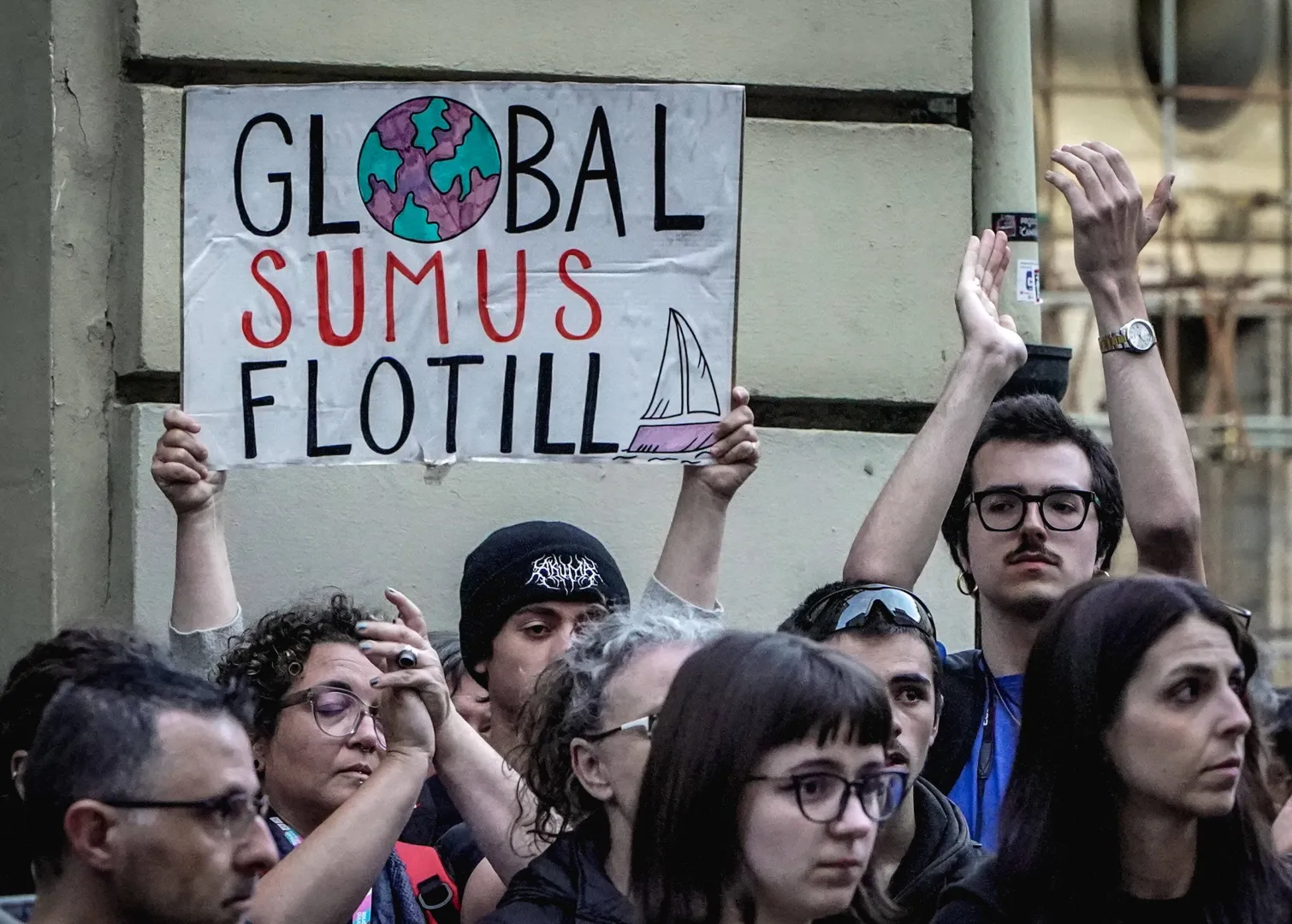 Пропалестинский протест в Италии. Фотоиллюстрация. Fot. PAP/EPA/TINO ROMANO