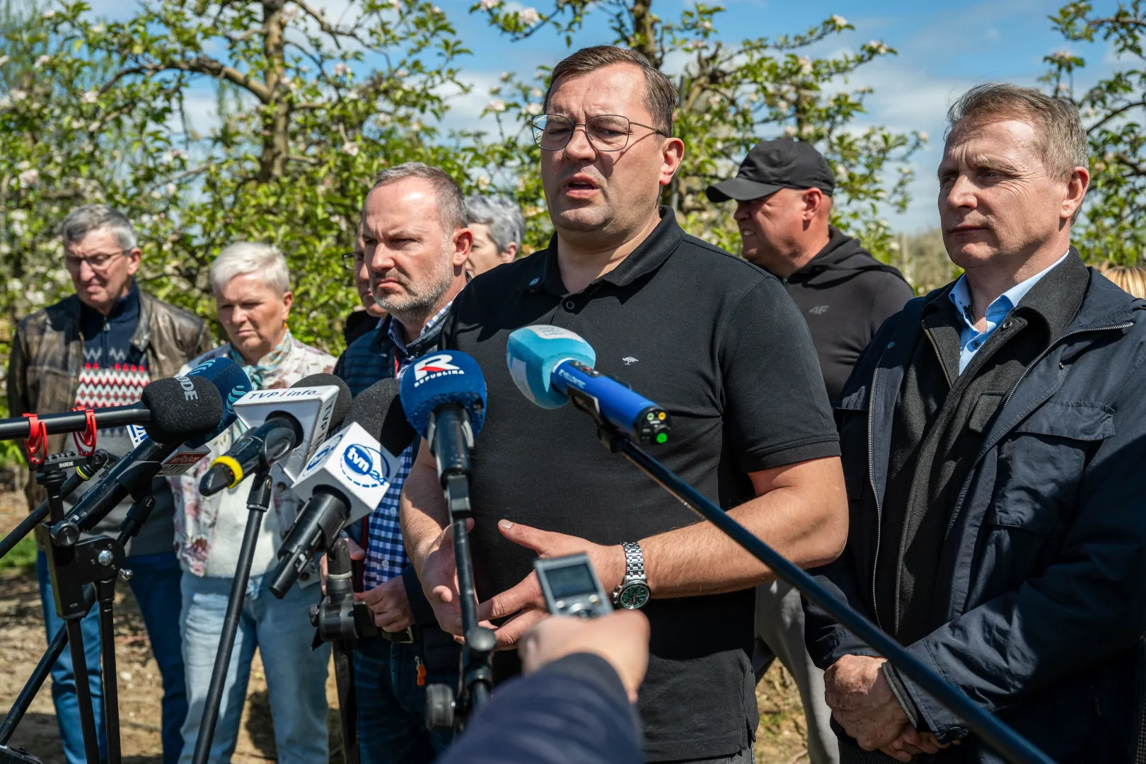 Minister rolnictwa zapowiada pomoc dla sadowników. Fot. PAP/	Wojtek Jargiło