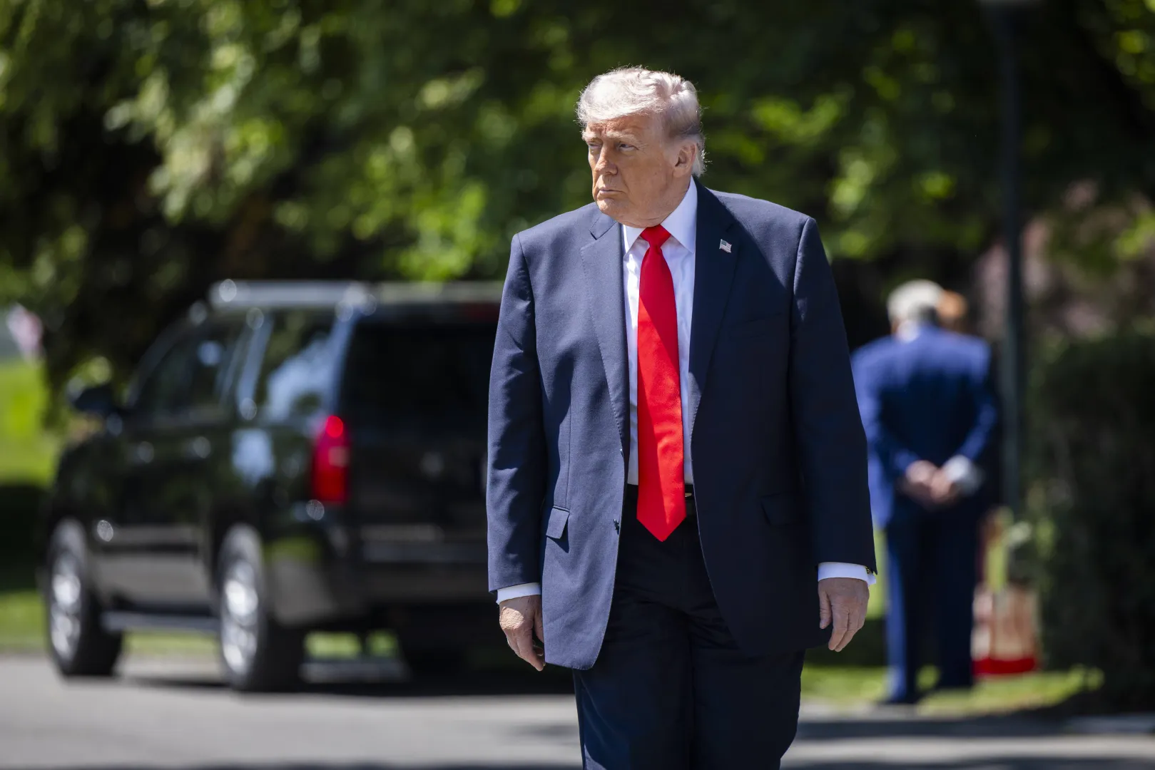 Donald Trump Fot. PAP/EPA/JIM LO SCALZO / POOL