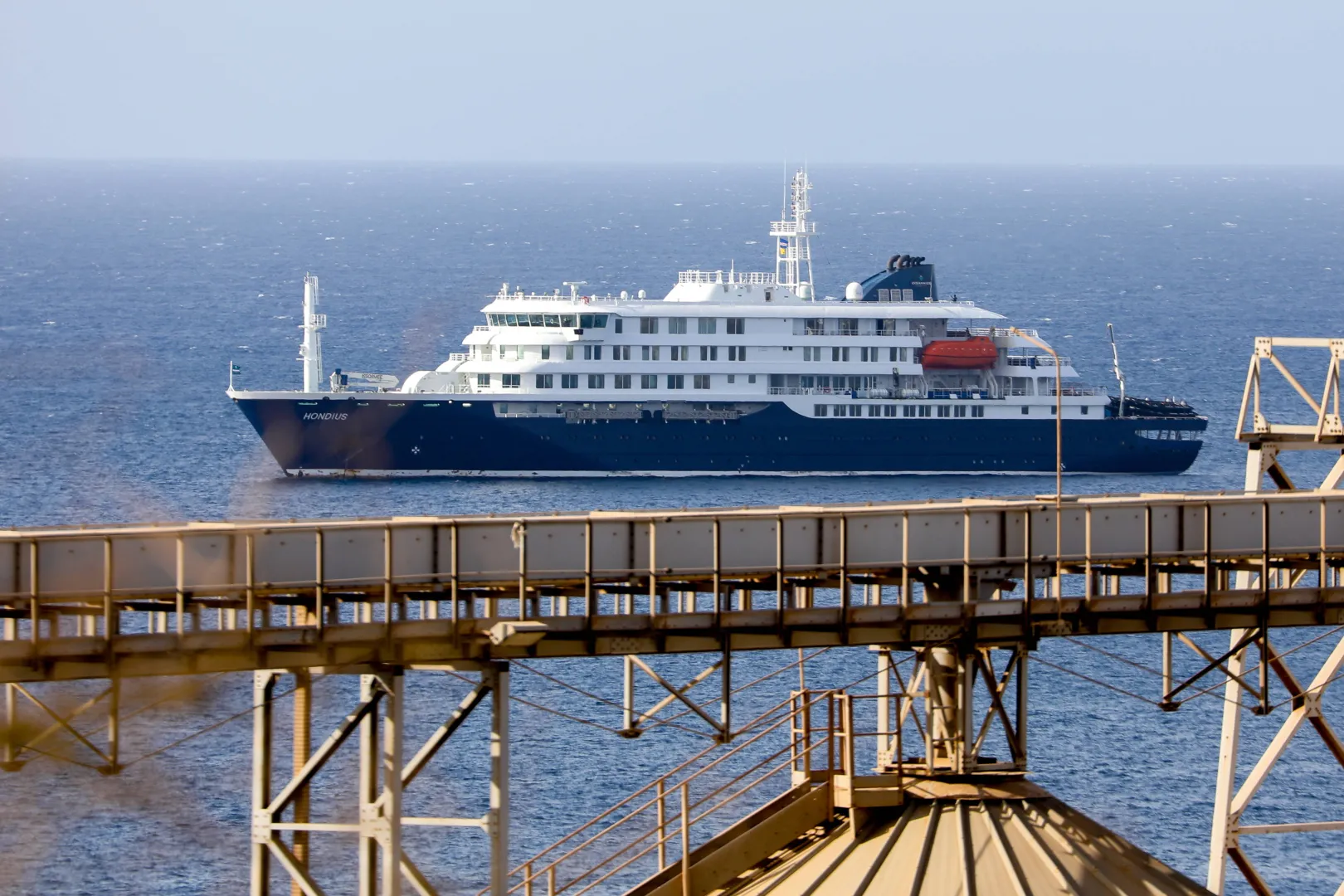  MV Hondius. Fot. PAP/EPA/ELTON MONTEIRO