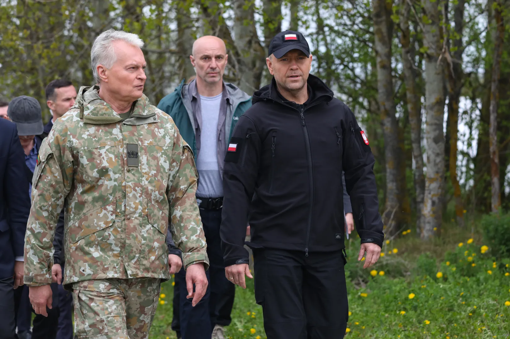 Prezydent Karol Nawrocki i prezydent Litwy Gitanas Nauseda. Fot. PAP/Artur Reszko