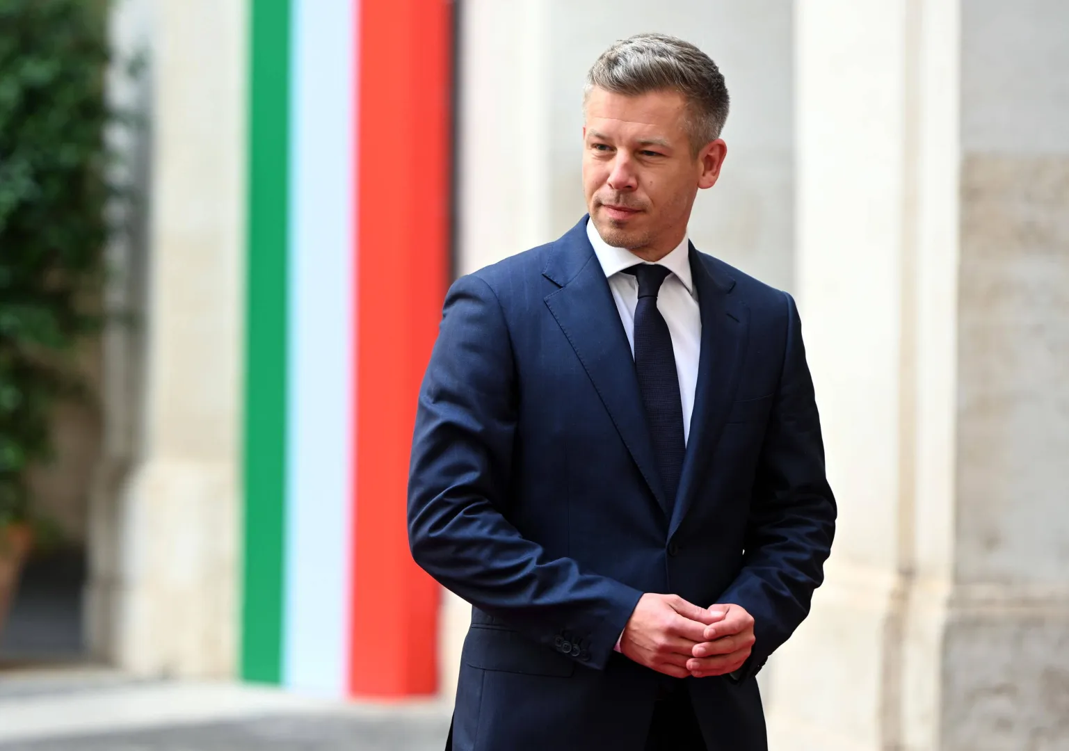 Peter Magyar. Fot. PAP/EPA/FABIO CIMAGLIA