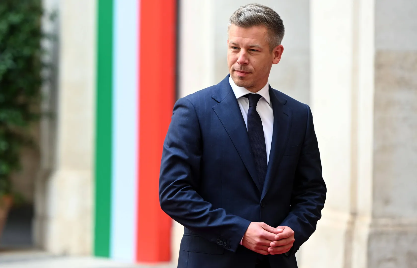 Premier Węgier Peter Magyar. Fot. PAP/EPA/FABIO CIMAGLIA