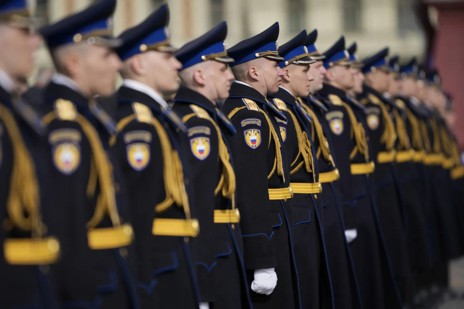 Військовослужбовці Збройних сил Російської Федерації на Параді перемоги в Москві. 9 травня 2026 р. Fot. PAP/EPA/PAVEL BEDNYAKOV / POOL