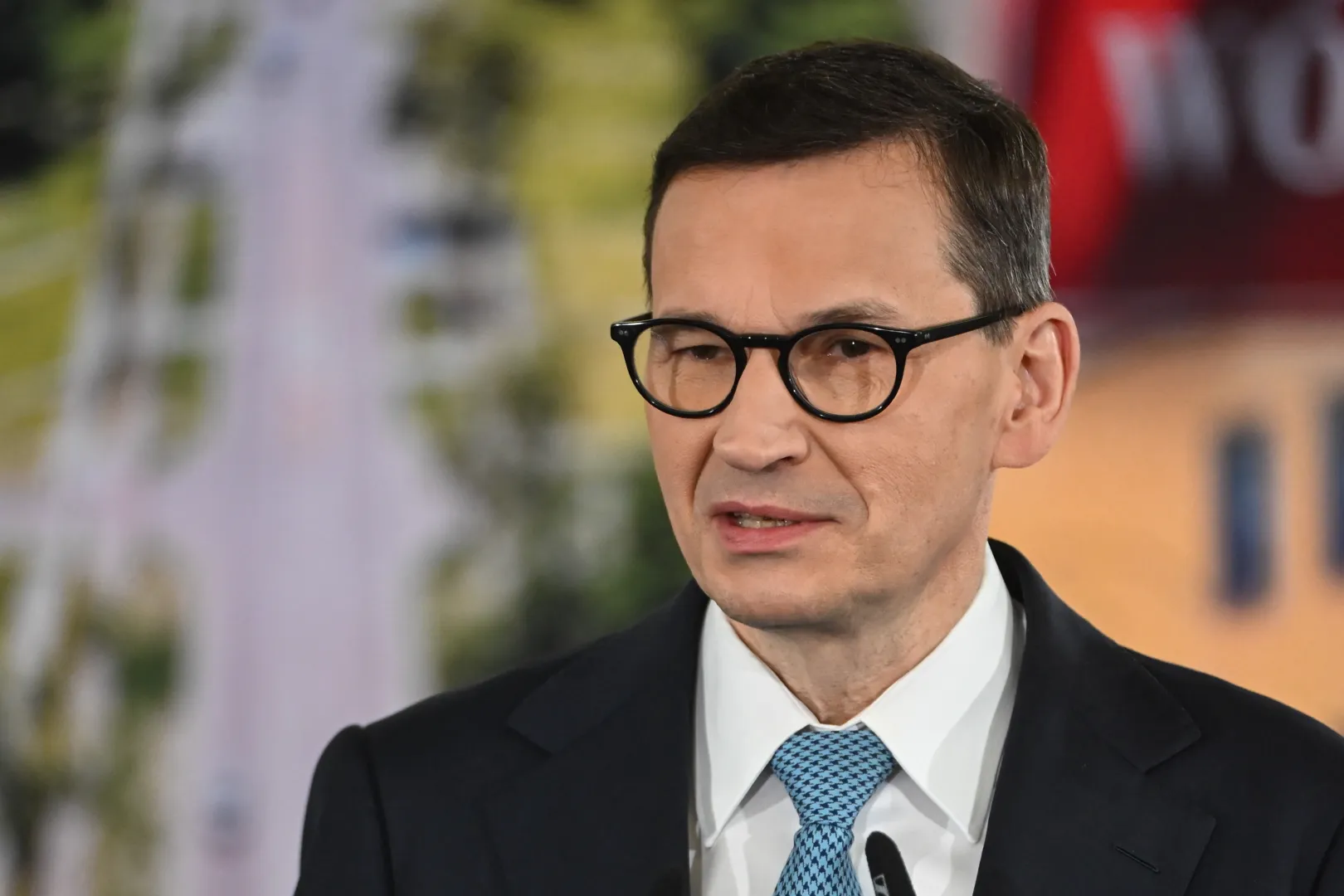 Były premier, wiceprezes PiS Mateusz Morawiecki. Fot. PAP/	Wojtek Jargiło