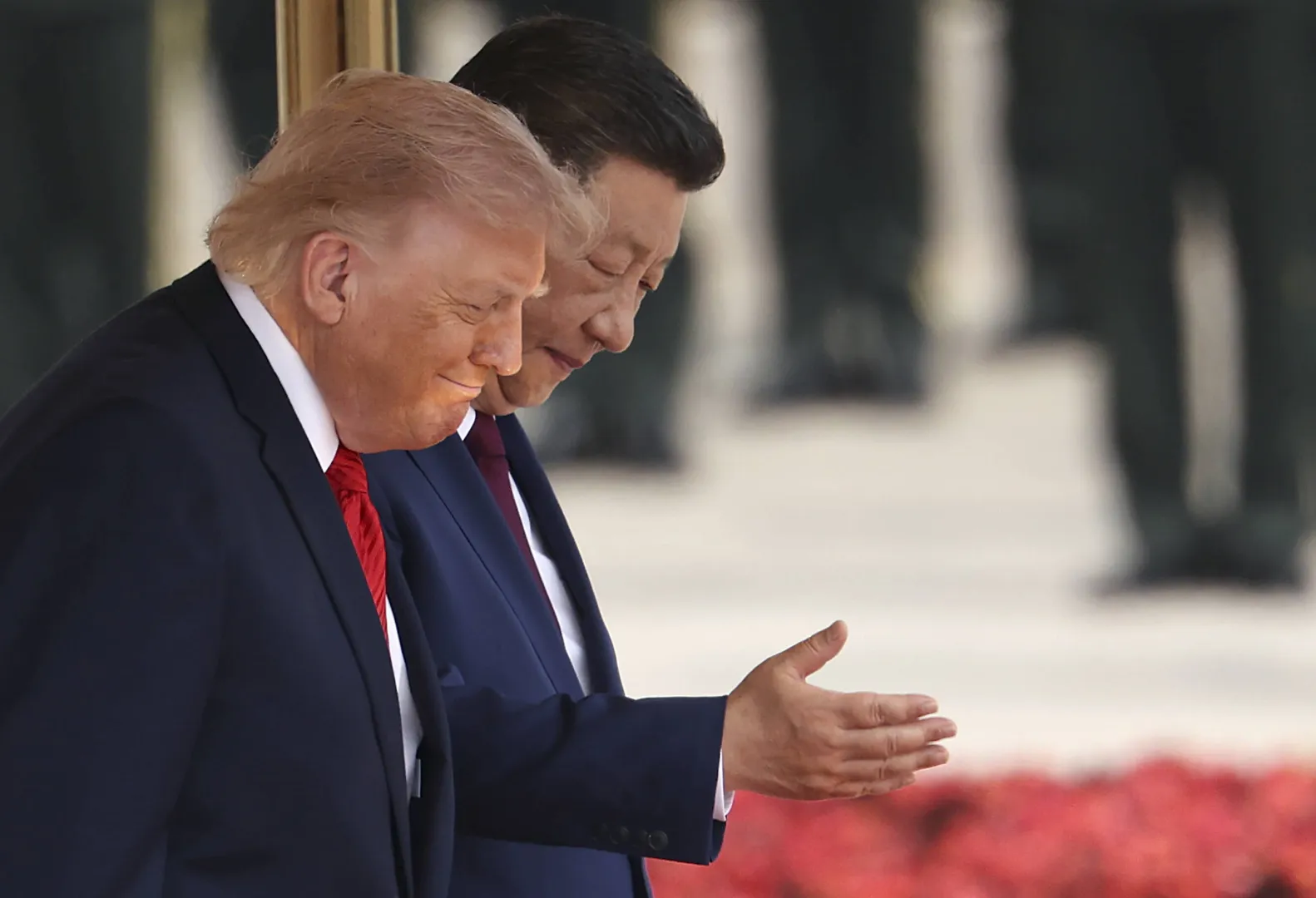 Дональд Трамп і Сі Цзіньпін. Fot. PAP/EPA/REUTERS/Maxim Shemetov / POOL