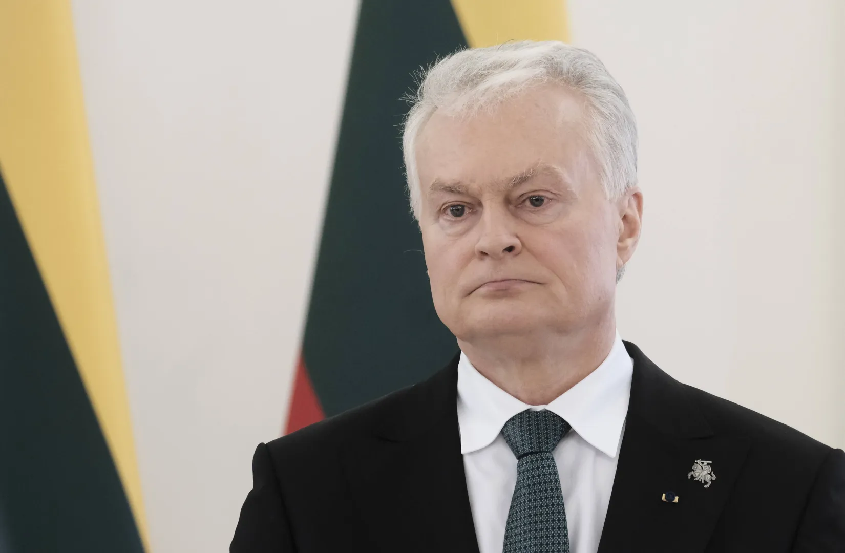 Президент Литвы Гитанас Науседа Fot. PAP/EPA/VALDA KALNINA