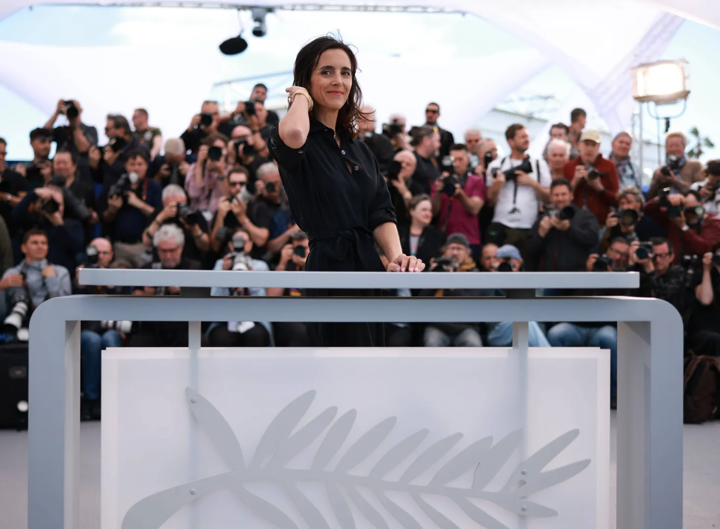 Reżyserka Charline Bourgeois-Tacquet, fot. PAP/EPA/CLEMENS BILAN
