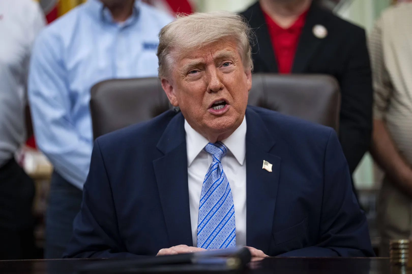 Donald Trump. Fot.  EPA/AL DRAGO / POOL 