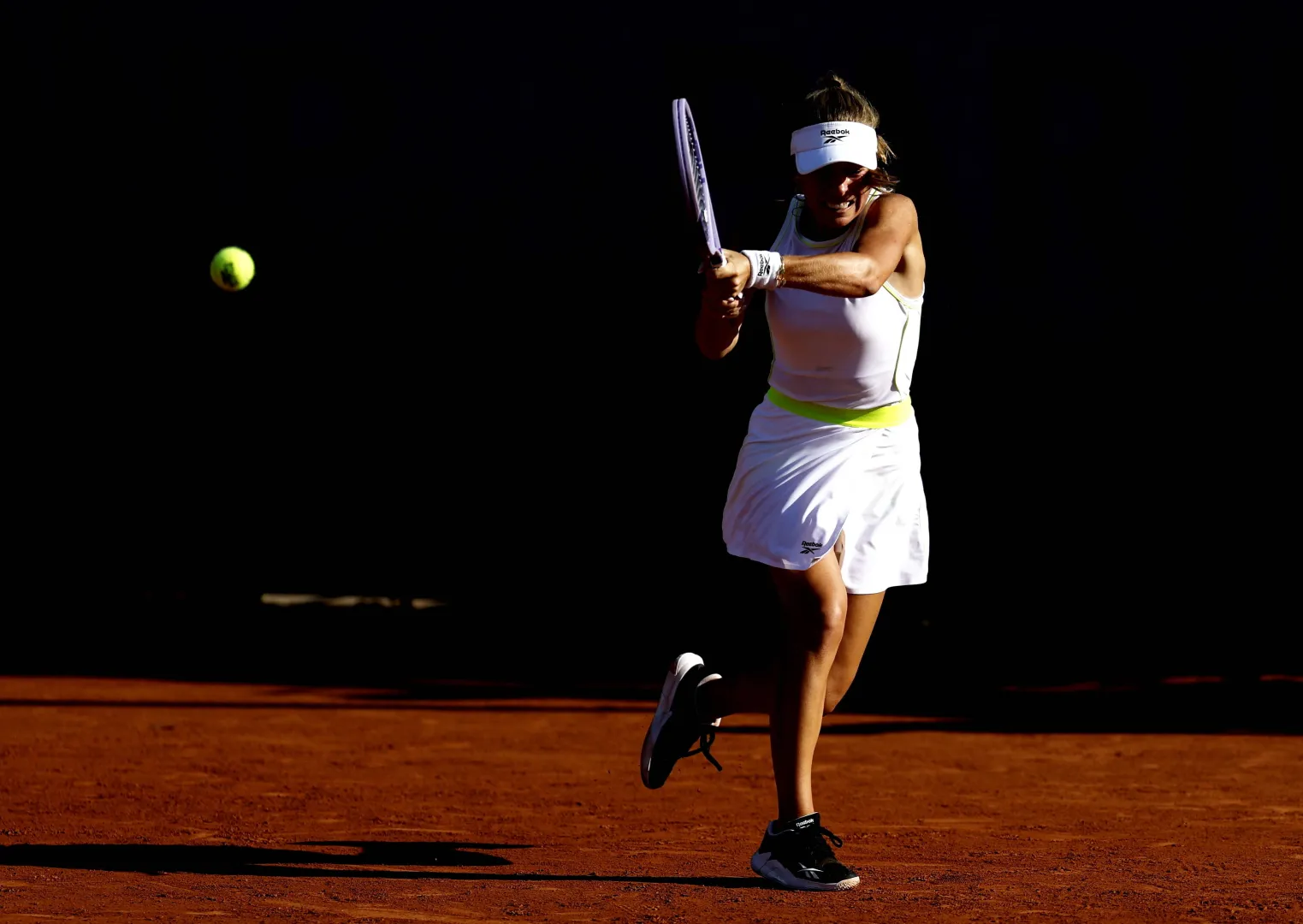 Magda Fręch na French Open, fot. PAP/EPA/YOAN VALAT