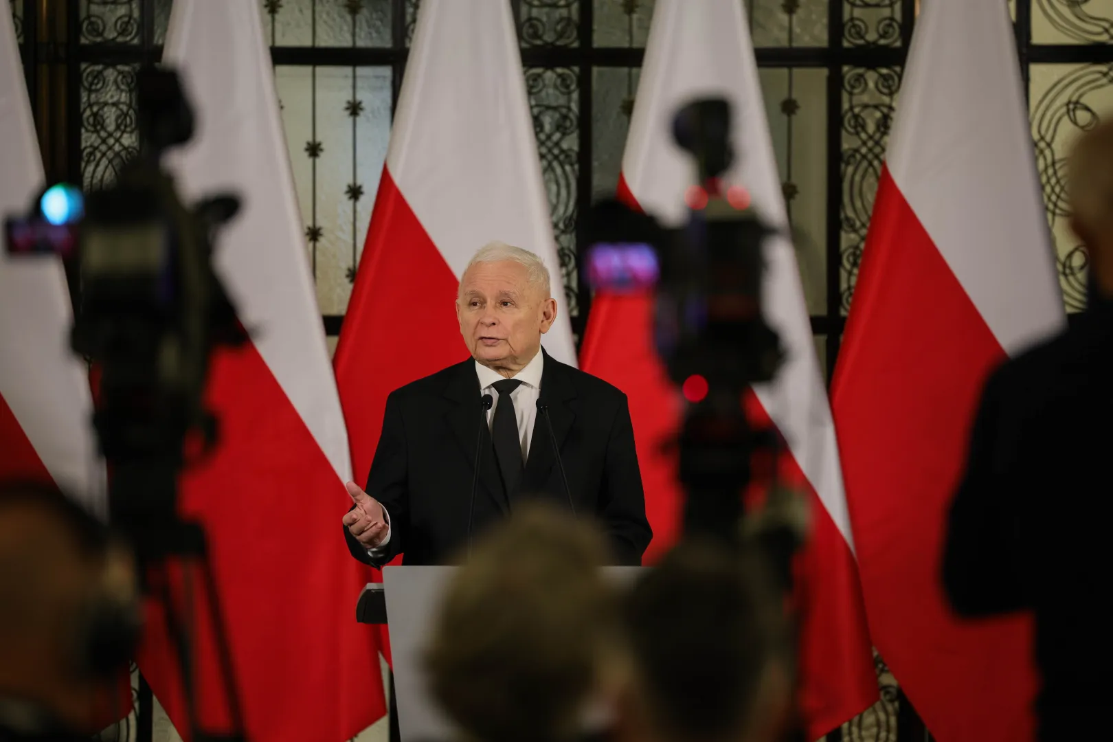 Prezes PiS Jarosław Kaczyński. Fot. PAP/Leszek Szymański