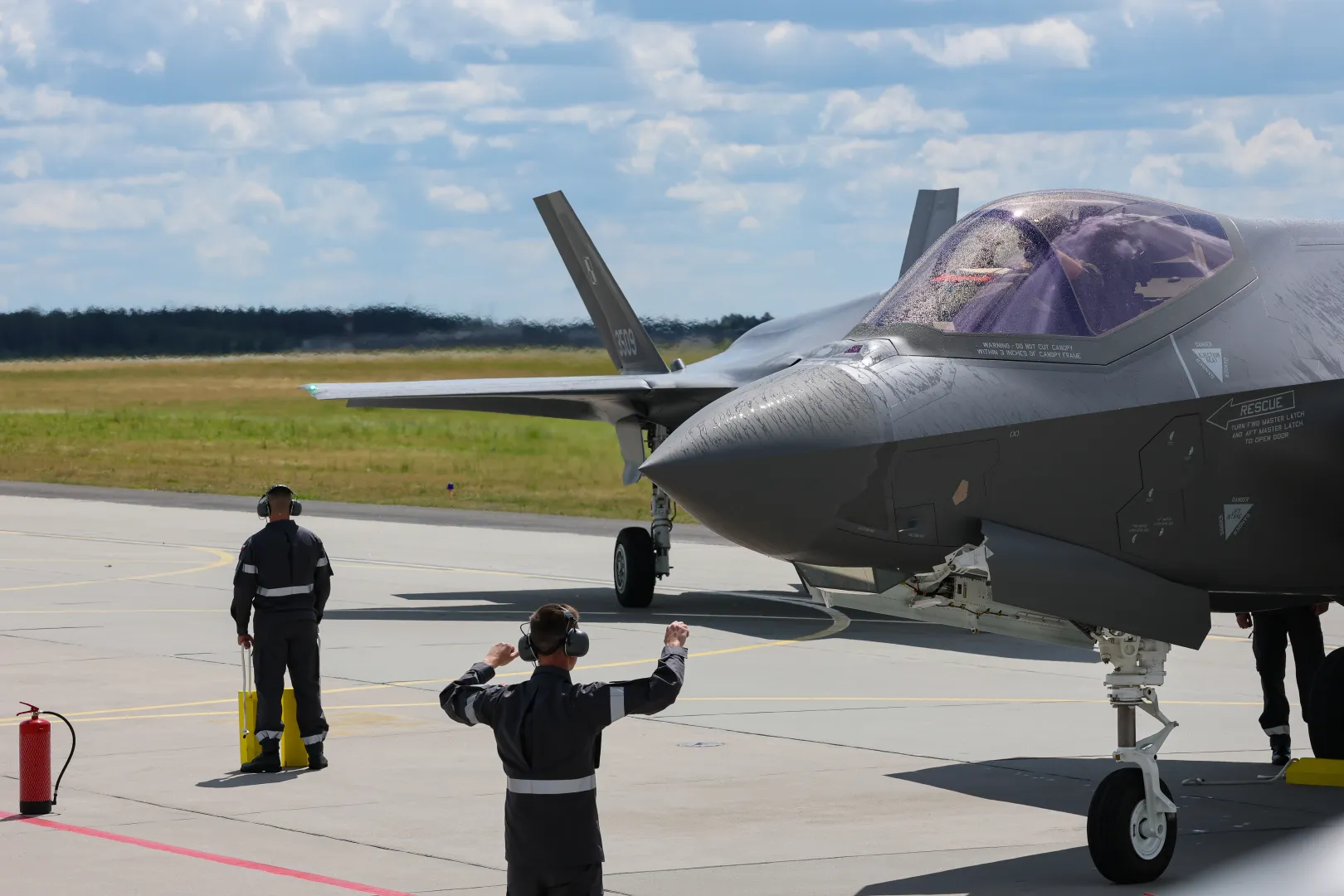 Samoloty F-35. Fot. PAP/Marian Zubrzycki