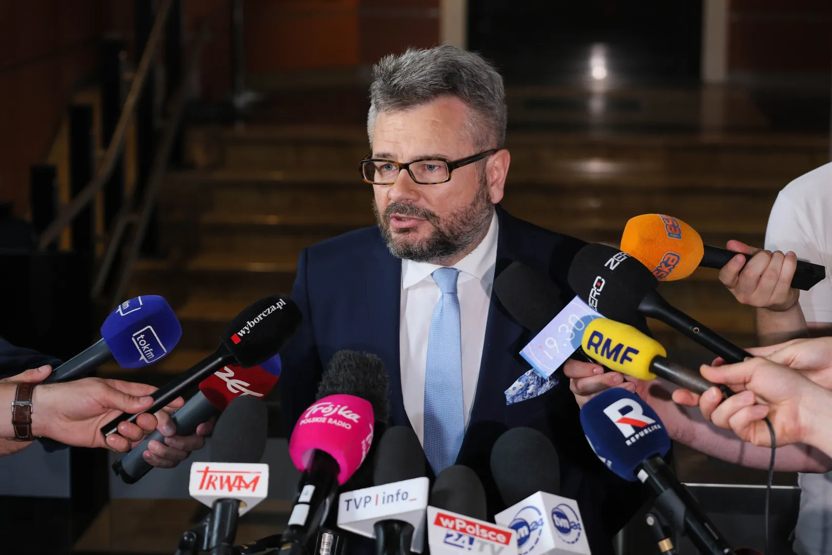 Rzecznik prasowy stołecznej Prokuratury Okręgowej prok. Piotr Skiba Fot. PAP/Paweł Supernak