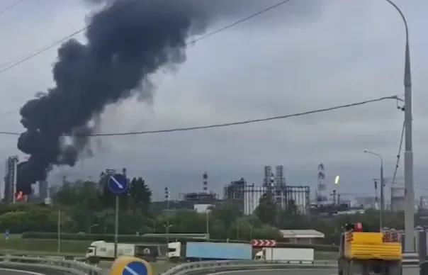 Ataki ukraińskich dronów w Moskwie. Fot.X/Wołodymyr Zełenski