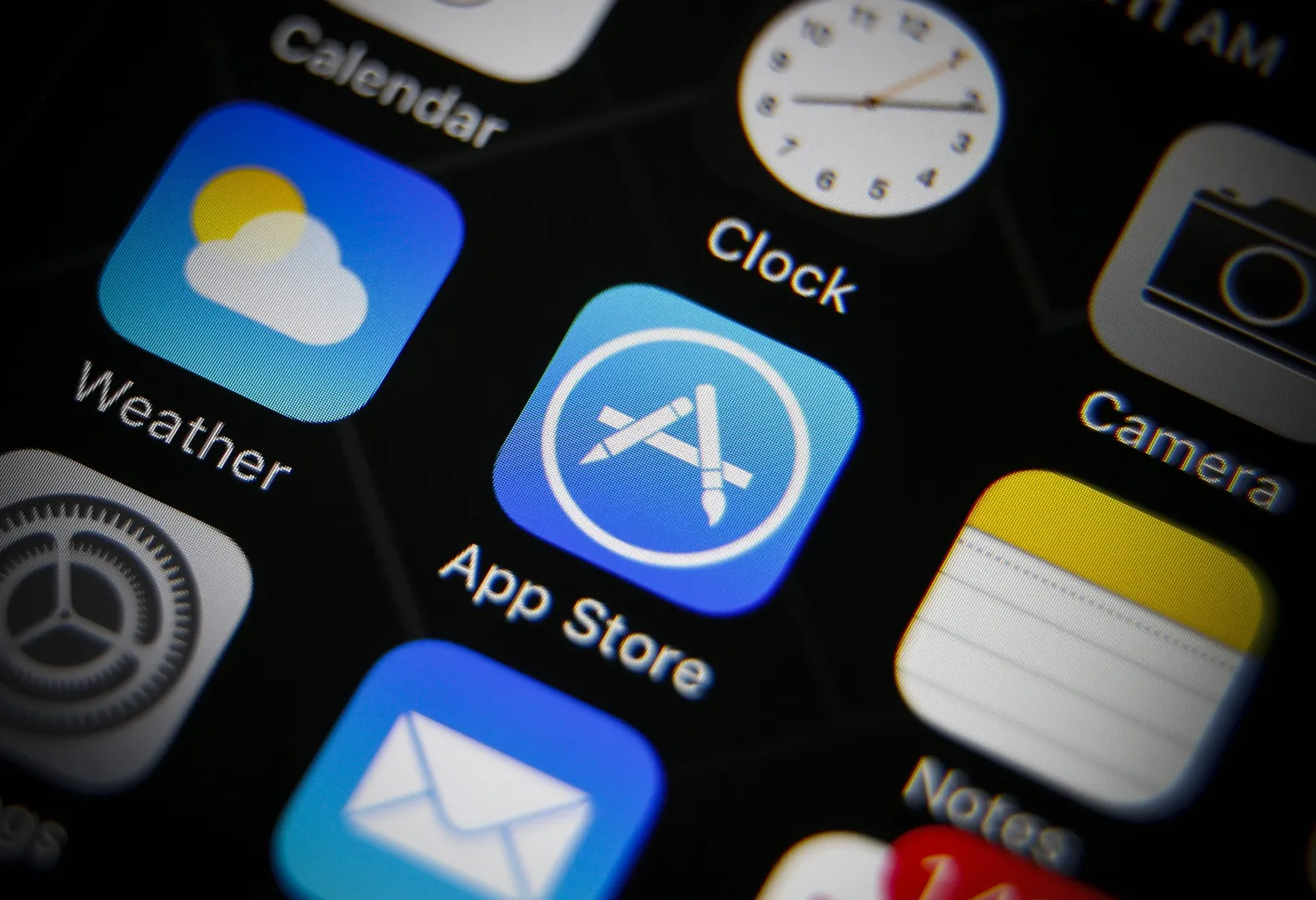 Logo App Store. Fot. PAP/EPA/RITCHIE B. TONGO