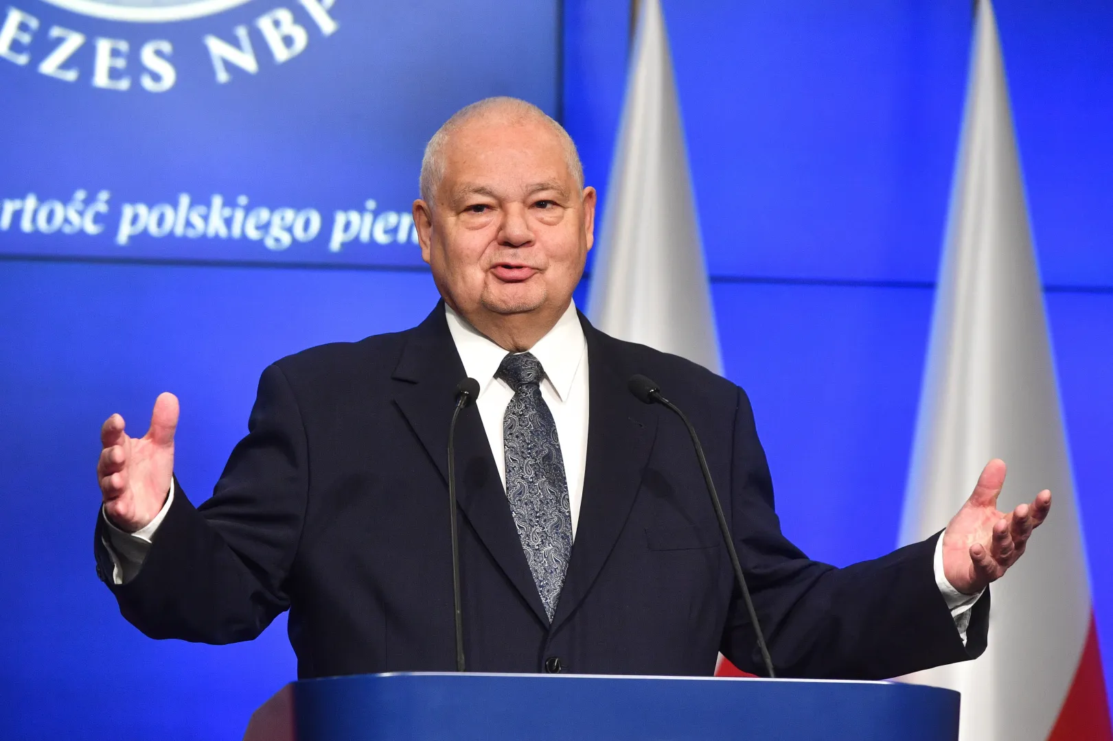 Prezes Narodowego Banku Polskiego Adam Glapiński. Fot. PAP/Radek Pietruszka