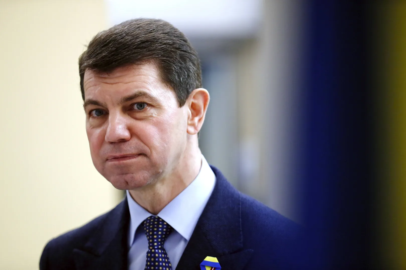 Wiceminister spraw zagranicznych Ukrainy Ołeksandr Miszczenko. Fot. PAP/EPA/	TOMS KALNINS