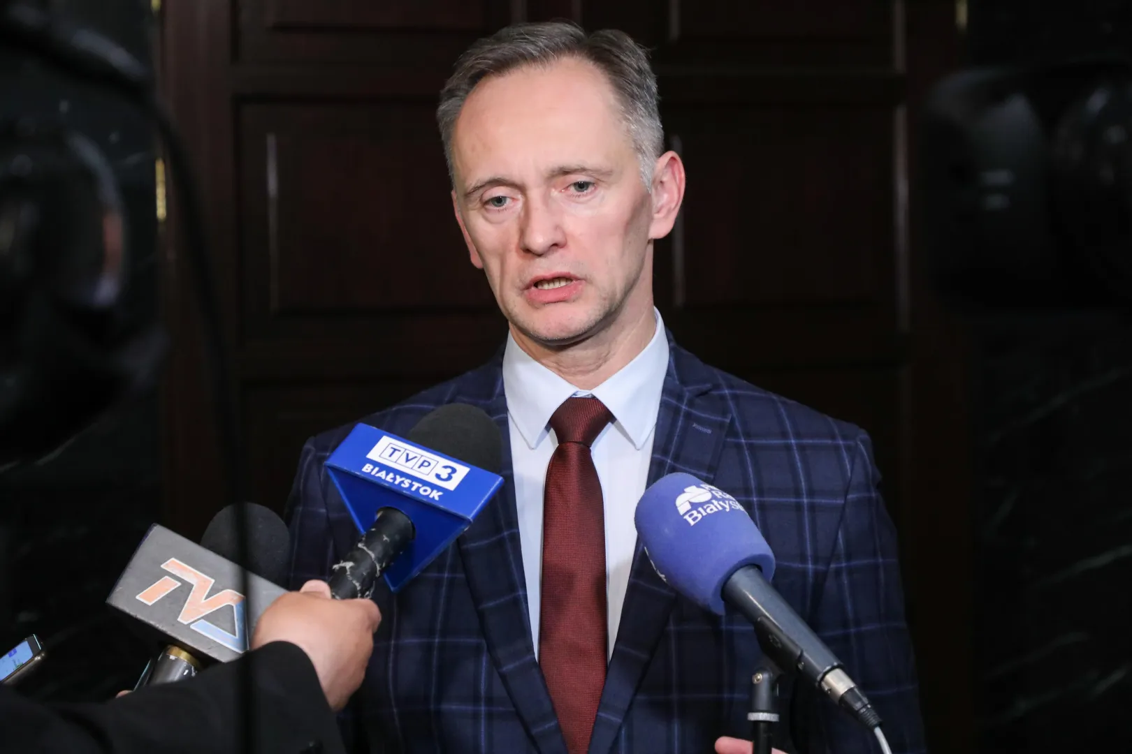 Rzecznik Prokuratury Okręgowej w Suwałkach Wojciech Piktel. Fot. PAP/Artur Reszko