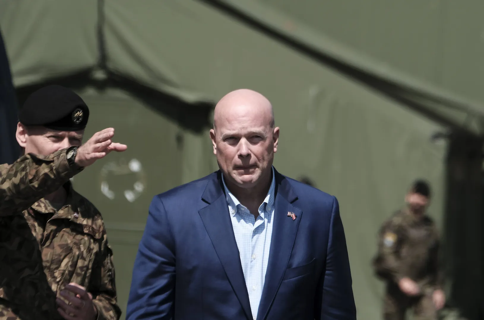 Генерал Каспарс Пуданс. Fot. PAP/EPA/VALDA KALNINA