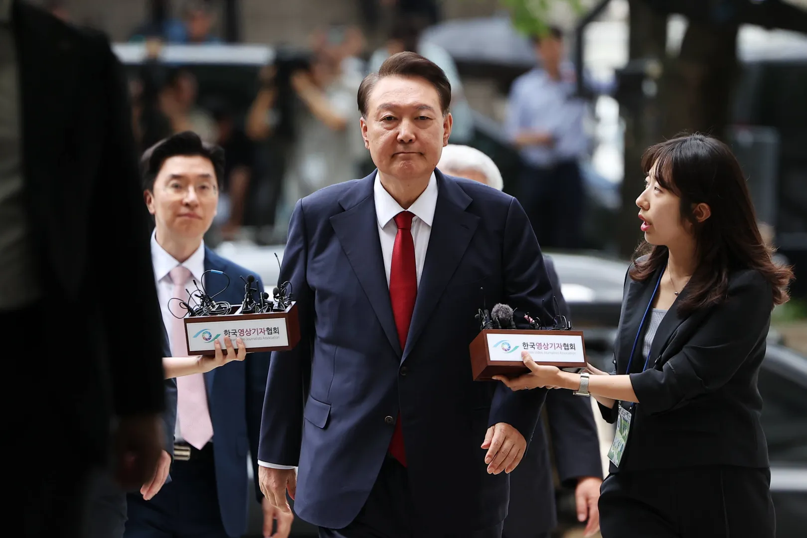Były prezydent Korei Południowej Jun Suk Jeol, fot. PAP/EPA/REUTERS/KIM HONG-JI / POOL
