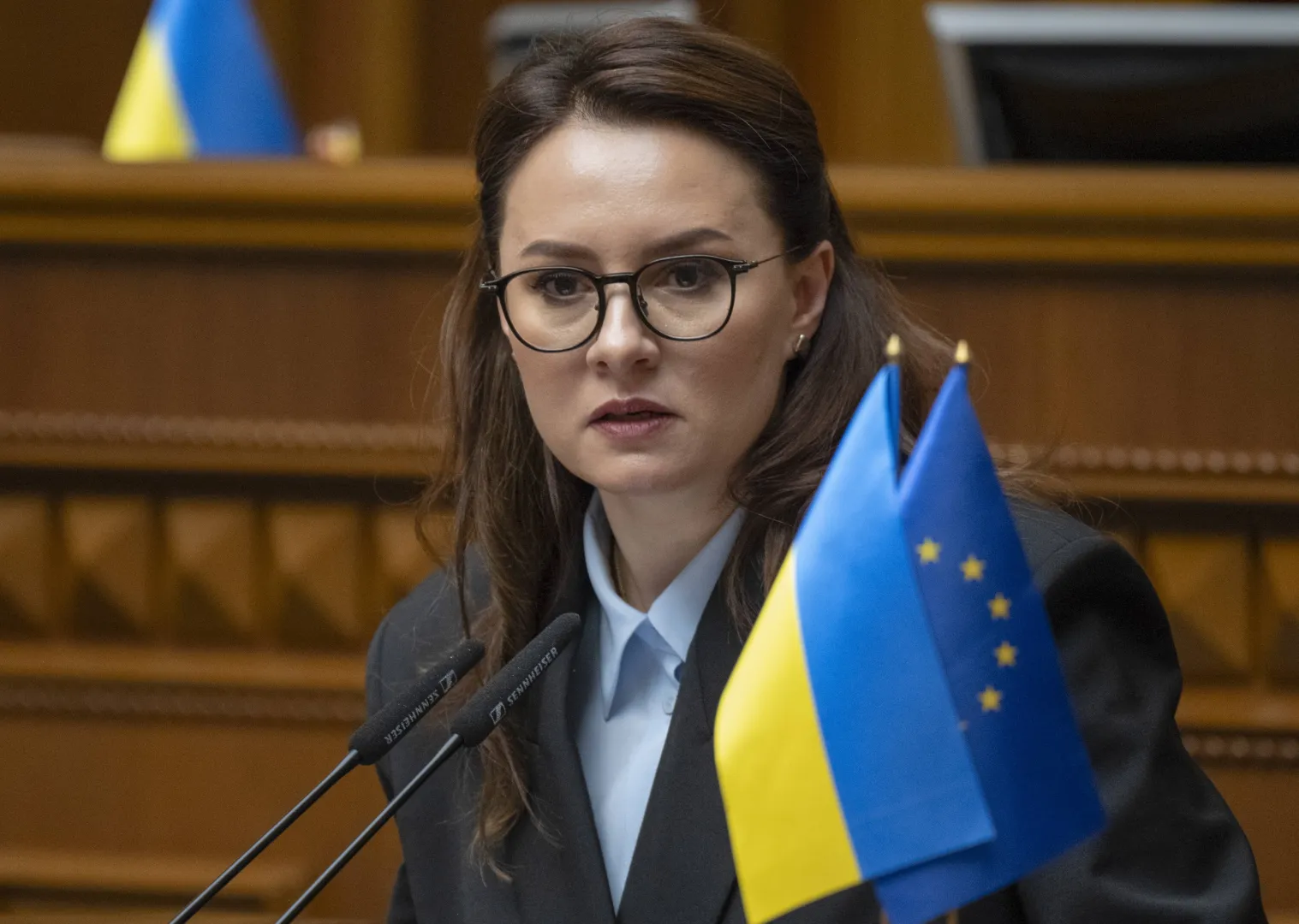 Юлія Свириденко. Fot. PAP/EPA/ANDRII NESTERENKO