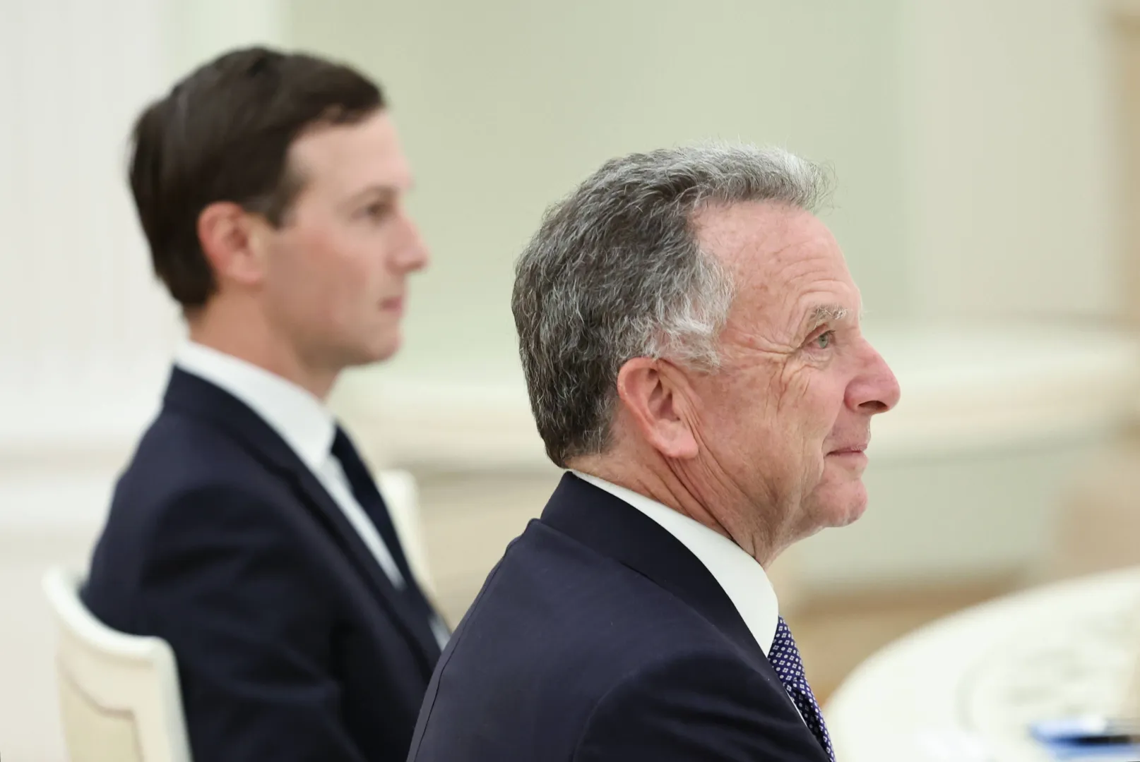 Steve Witkoff, Jared Kushner. Fot. PAP/EPA/	ALEXANDER KAZAKOV / SPUTNIK / KREMLIN POOL