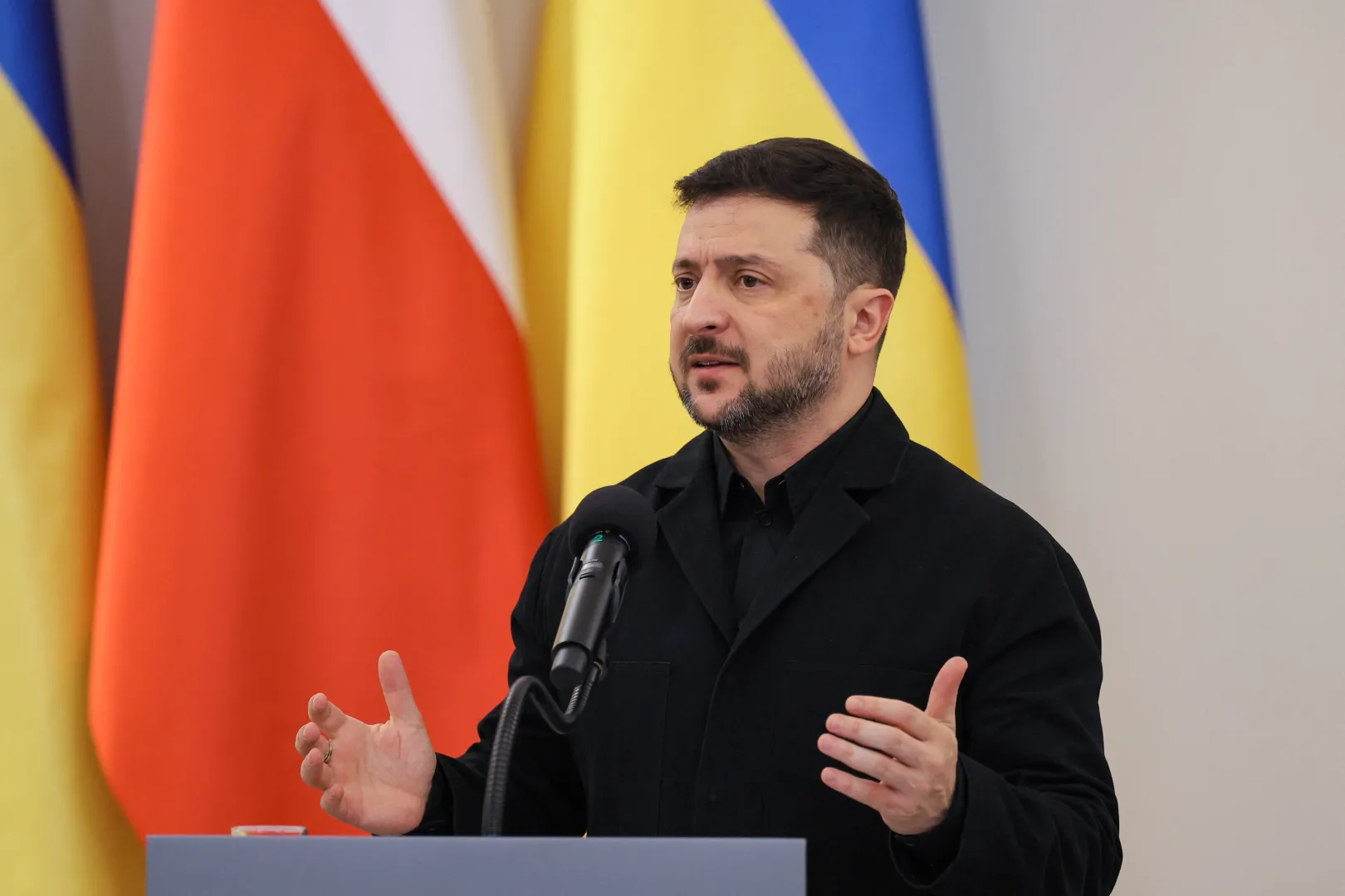 Володимир Зеленський. Fot. PAP/Paweł Supernak