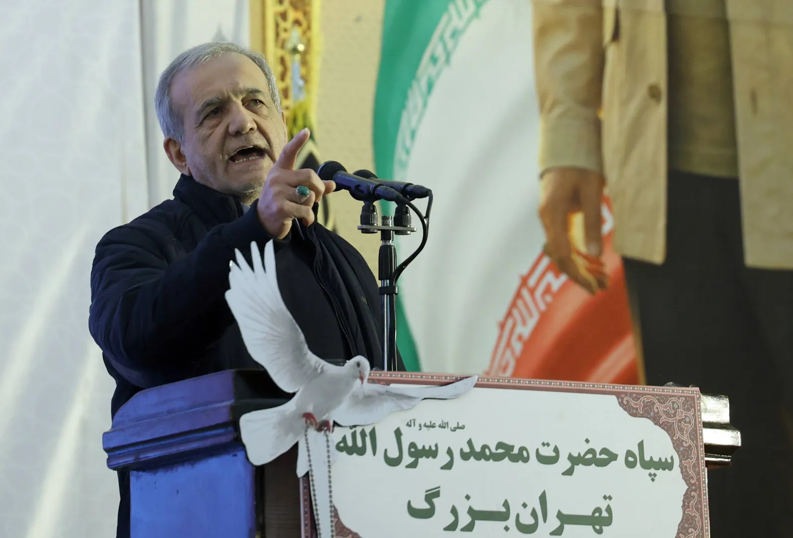 Masud Pezeszkian Fot. PAP/EPA/ABEDIN TAHERKENAREH