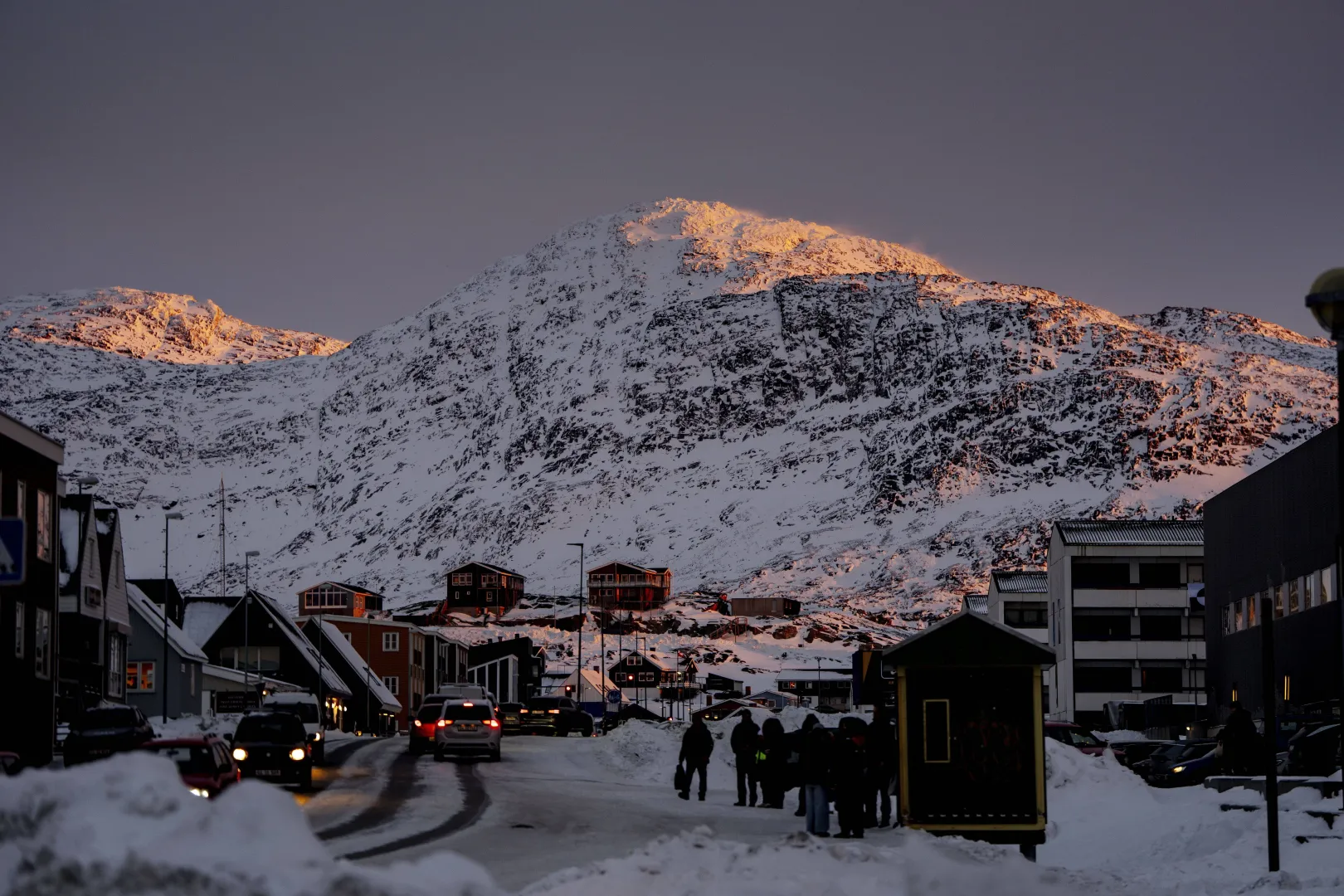 Nuuk, stolica Grenlandii. Fot. PAP/EPA/MADS CLAUS RASMUSSEN