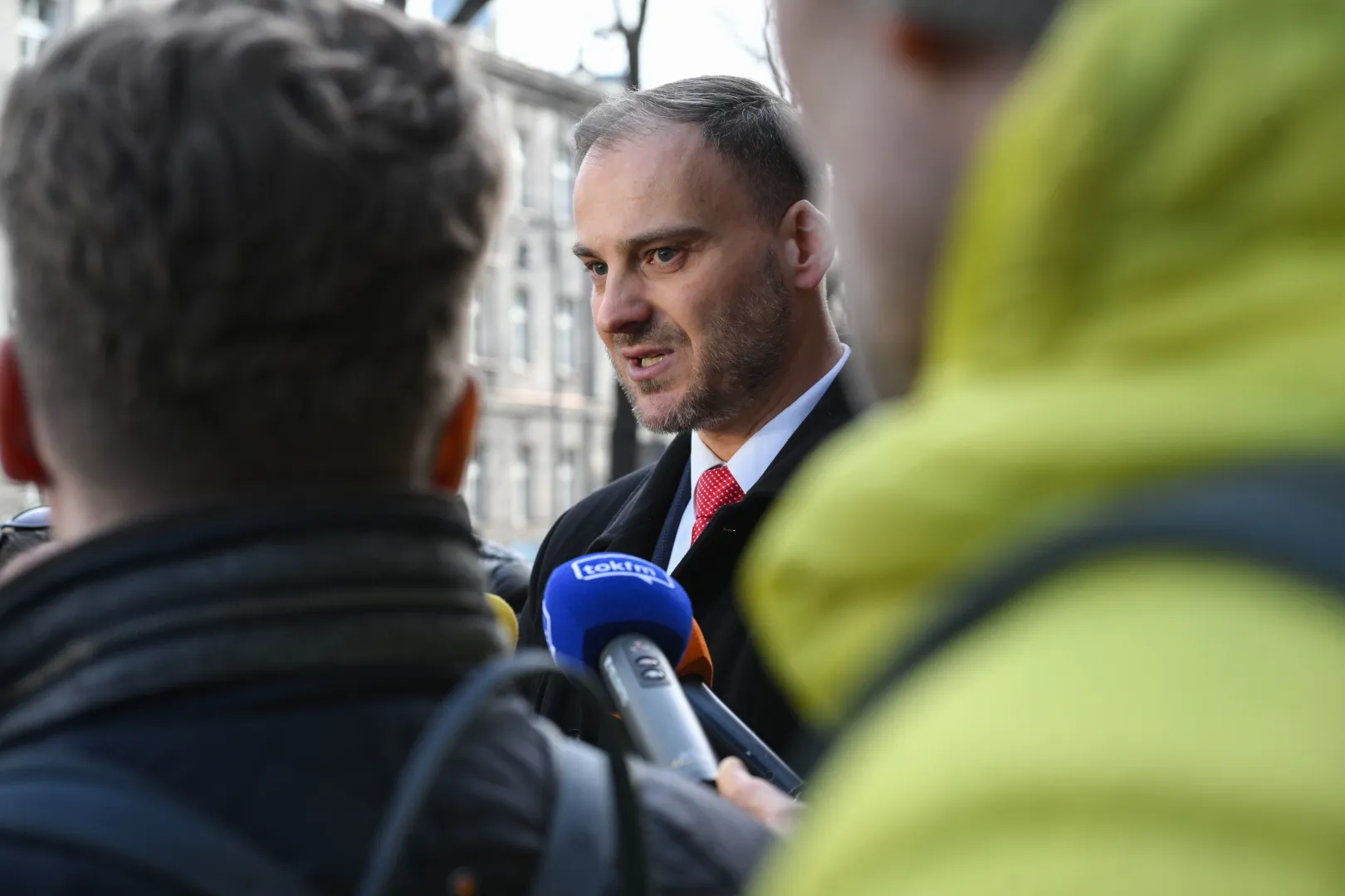 Rzecznik MSZ Maciej Wewiór. Fot. PAP/	Radek Pietruszka